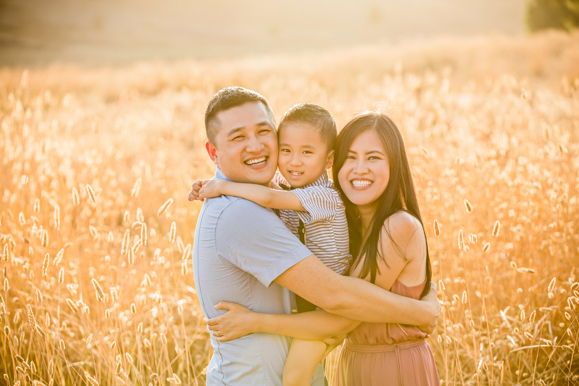 San Francisco Bay Area Family of Three by Seattle Family Photographer James Thomas Long Photography