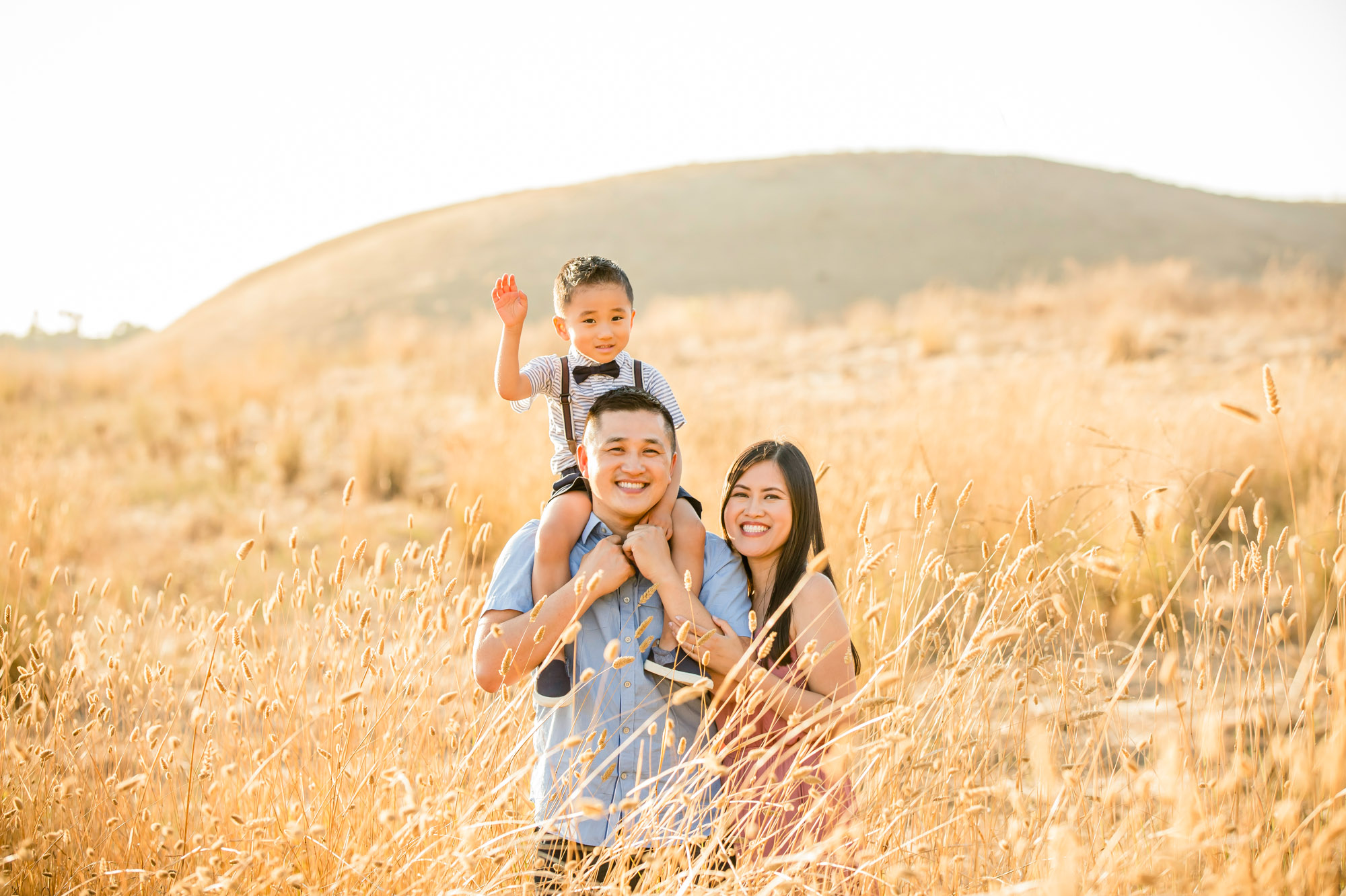 San Francisco Bay Area Family of Three by Seattle Family Photographer James Thomas Long Photography