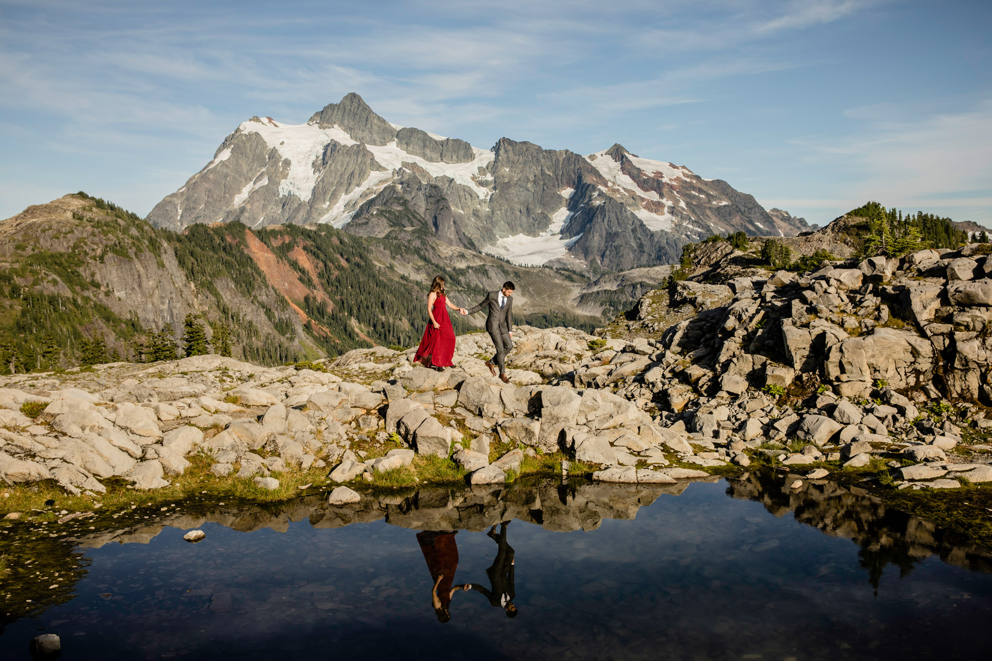 North Cascade Mount Baker adventure engagement session by James Thomas Long Photography