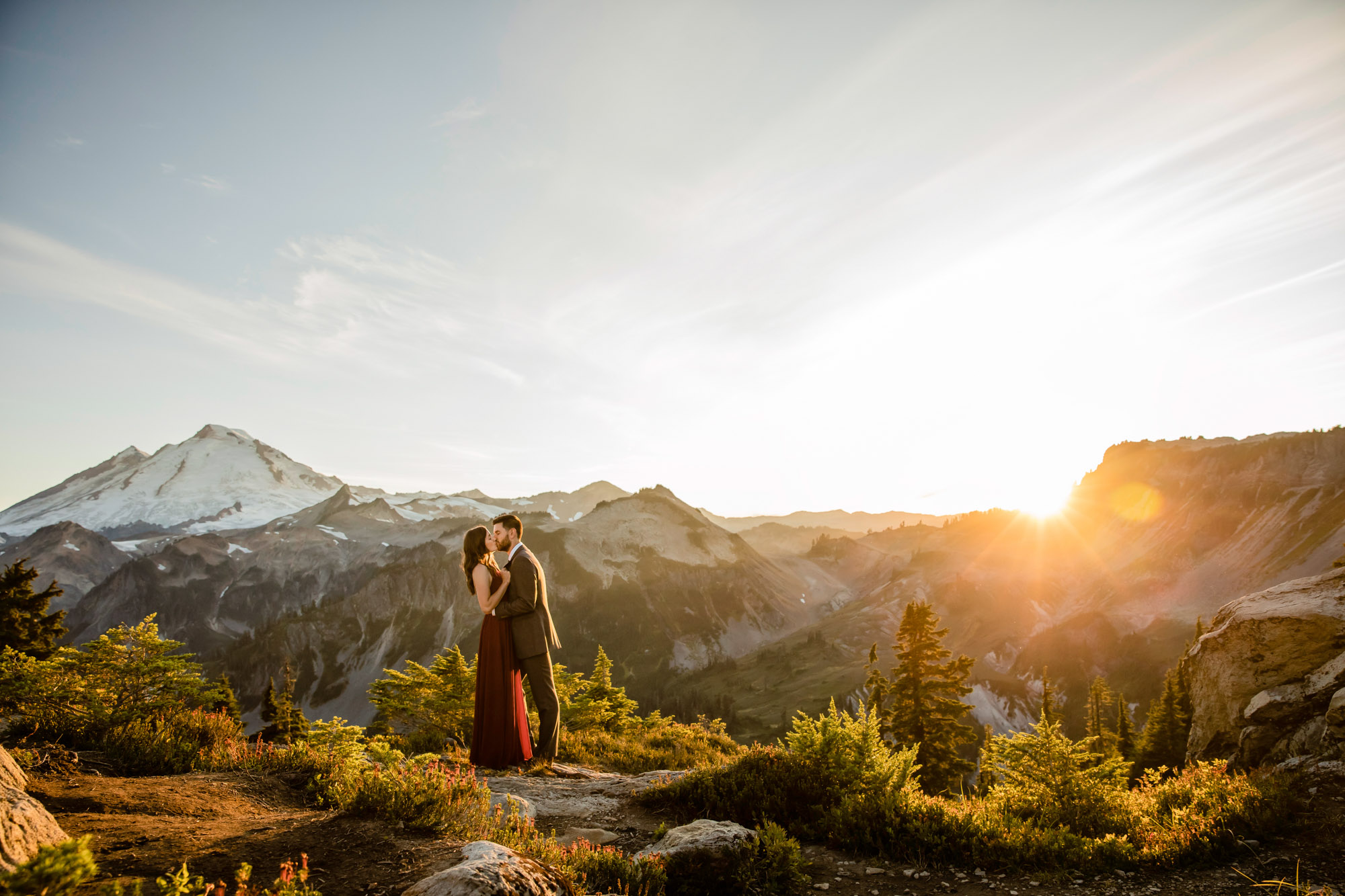 North Cascade Mount Baker adventure engagement session by James Thomas Long Photography