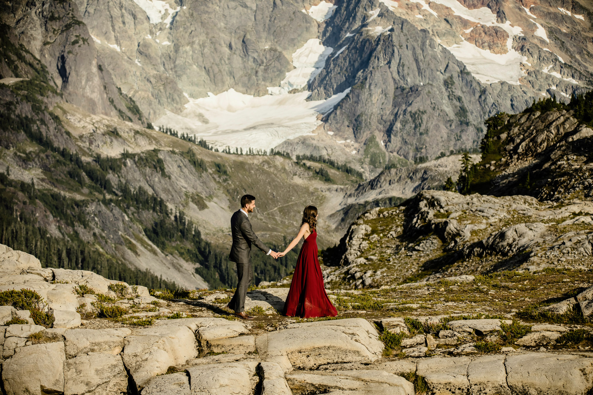 North Cascade Mount Baker adventure engagement session by James Thomas Long Photography