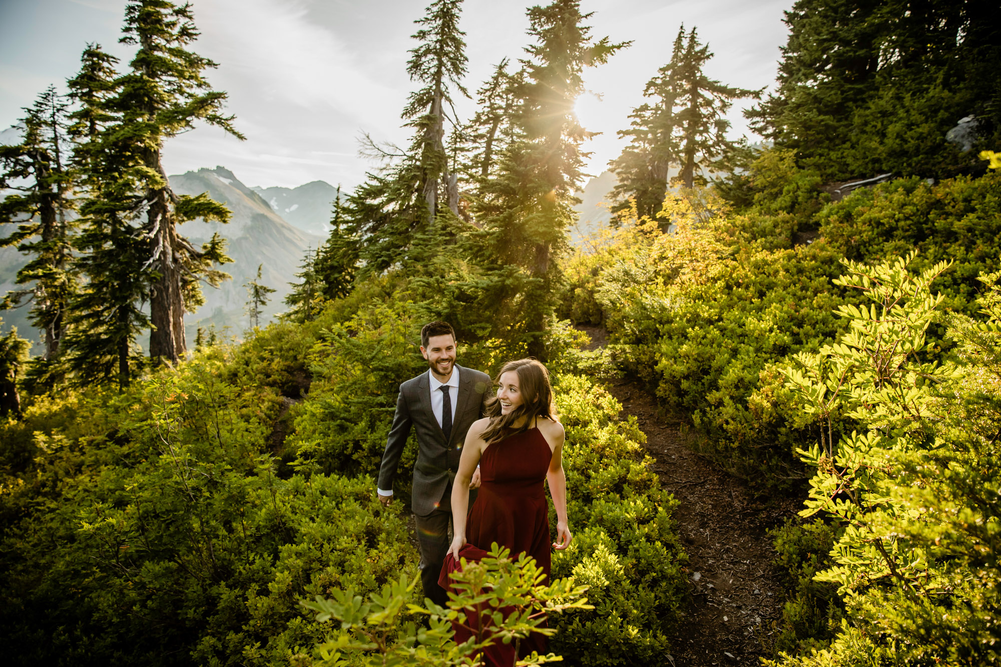 North Cascade Mount Baker adventure engagement session by James Thomas Long Photography