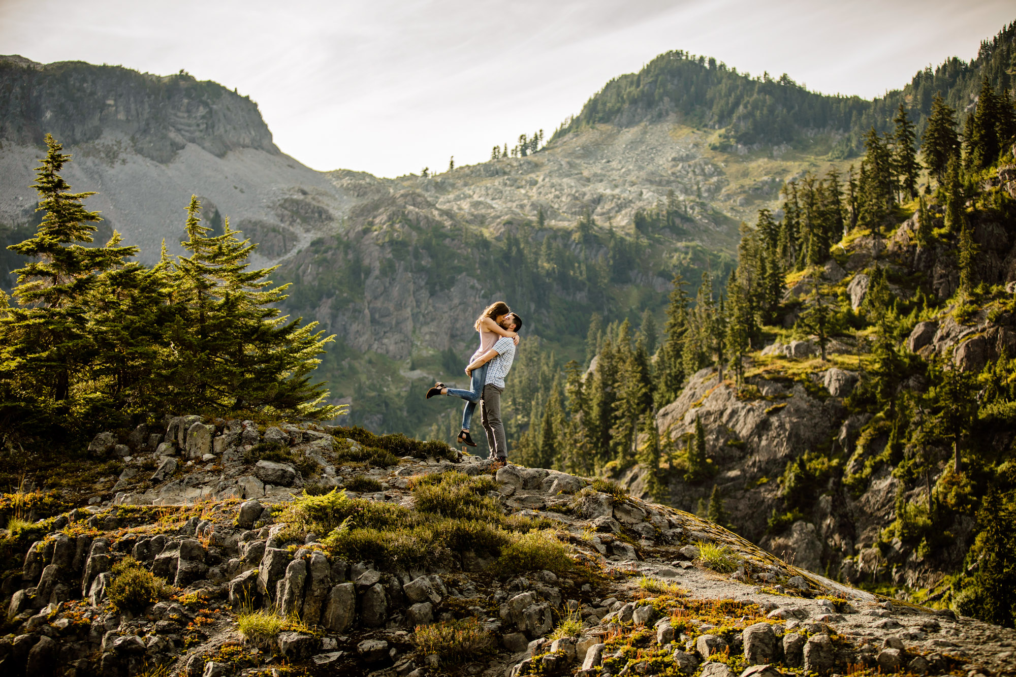 North Cascade Mount Baker adventure engagement session by James Thomas Long Photography