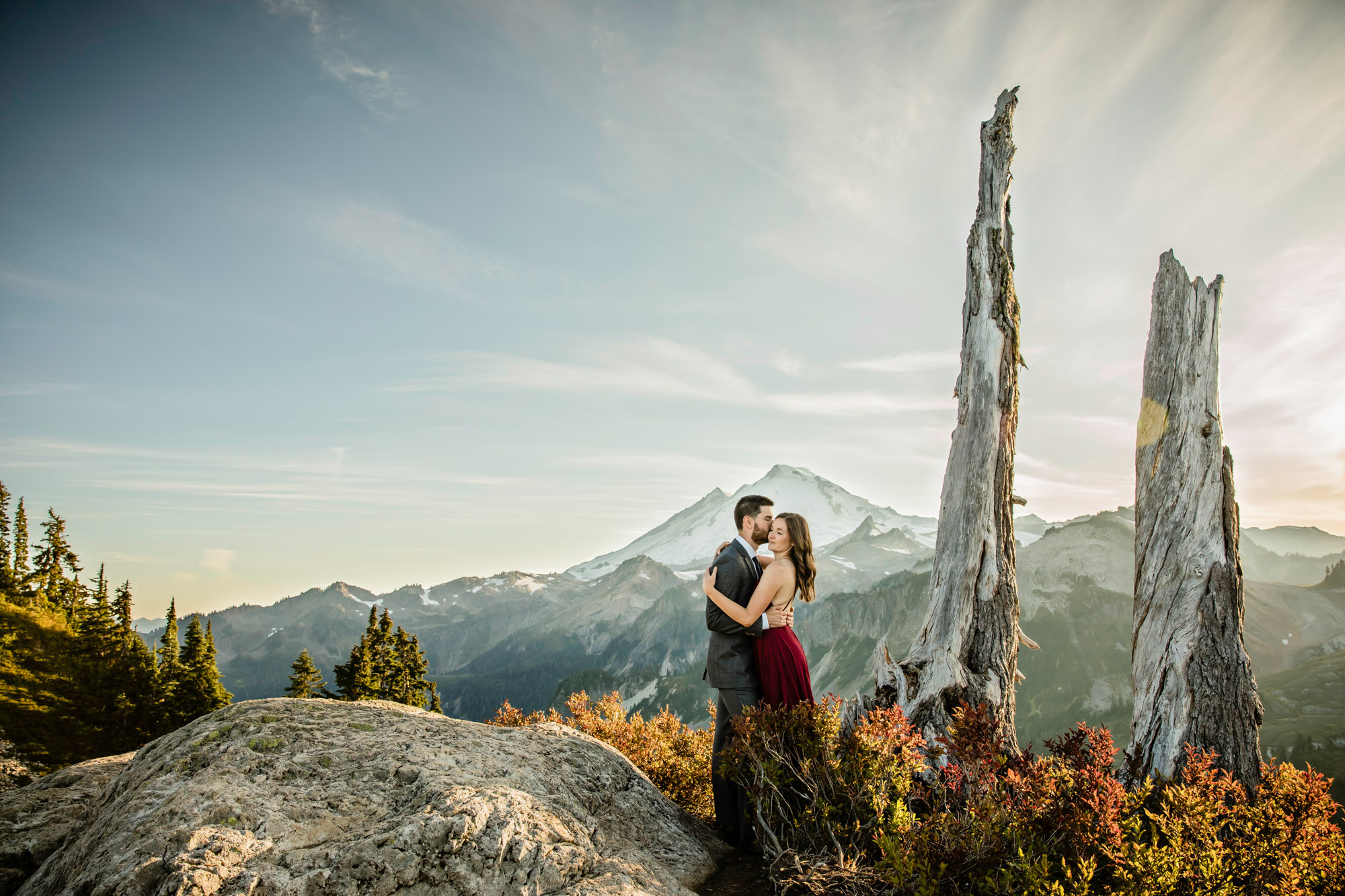 North Cascade Mount Baker adventure engagement session by James Thomas Long Photography