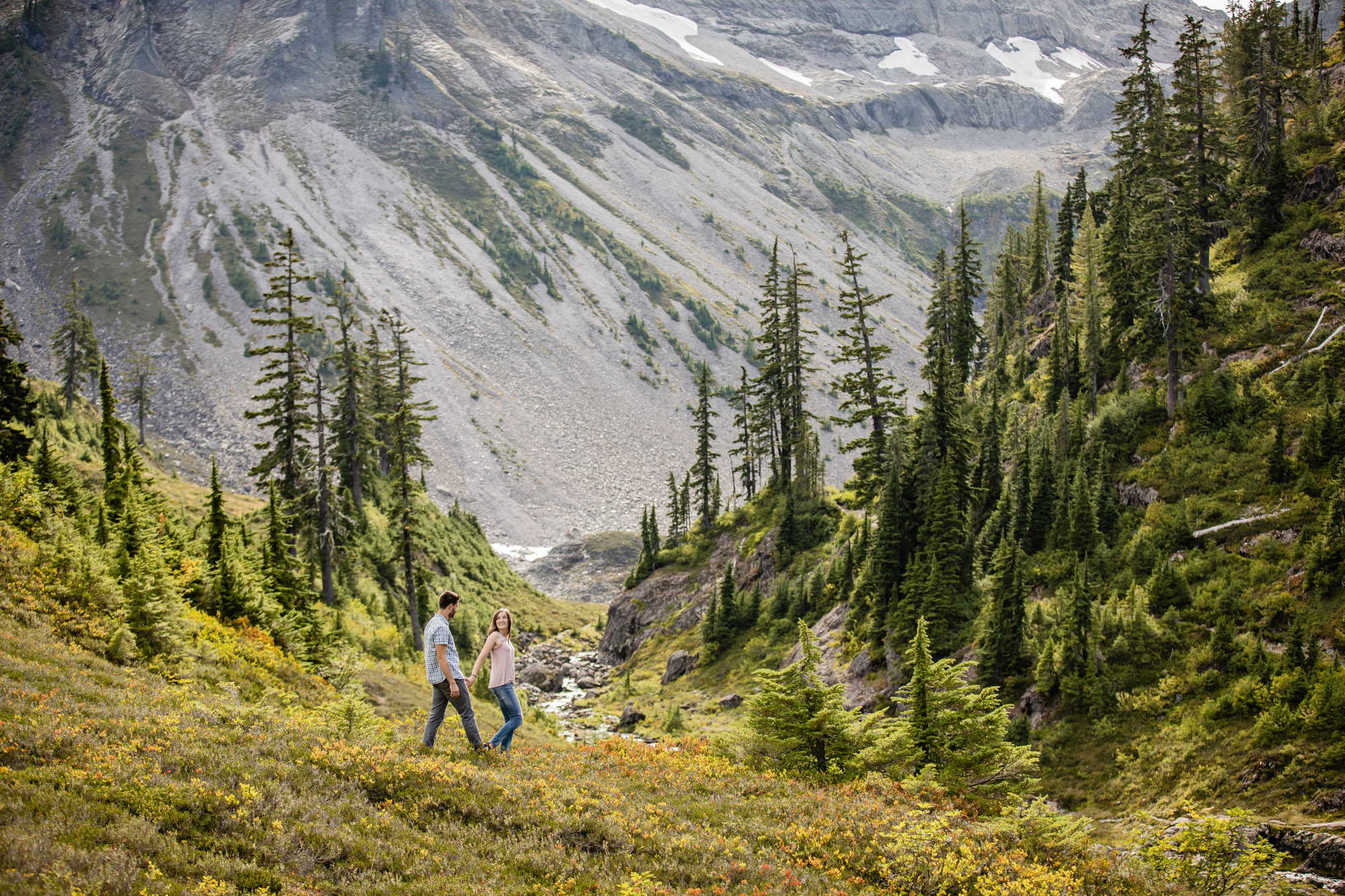 North Cascade Mount Baker adventure engagement session by James Thomas Long Photography