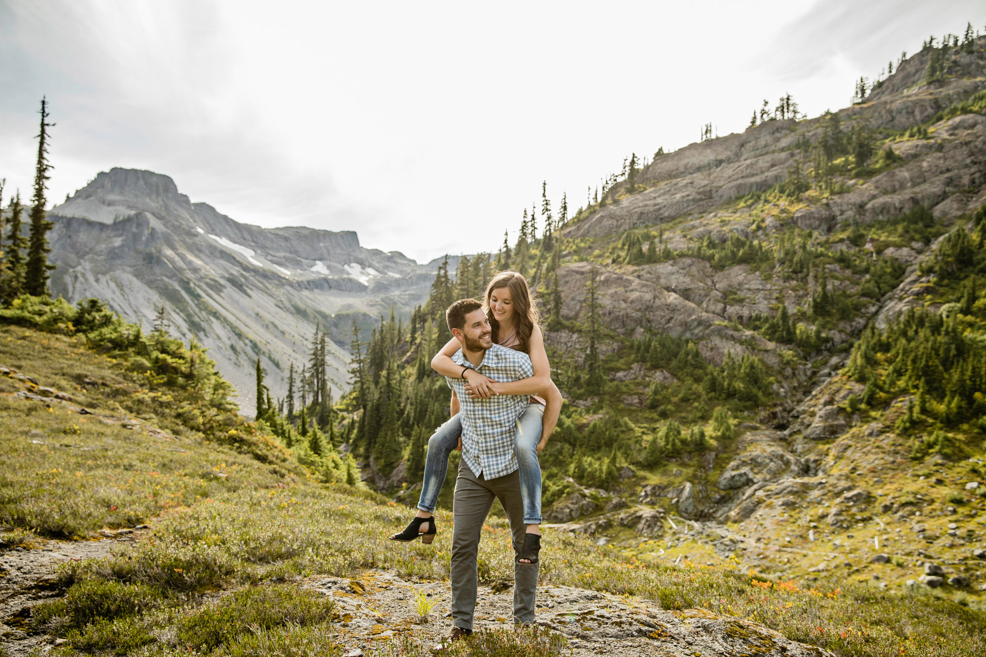 North Cascade Mount Baker adventure engagement session by James Thomas Long Photography