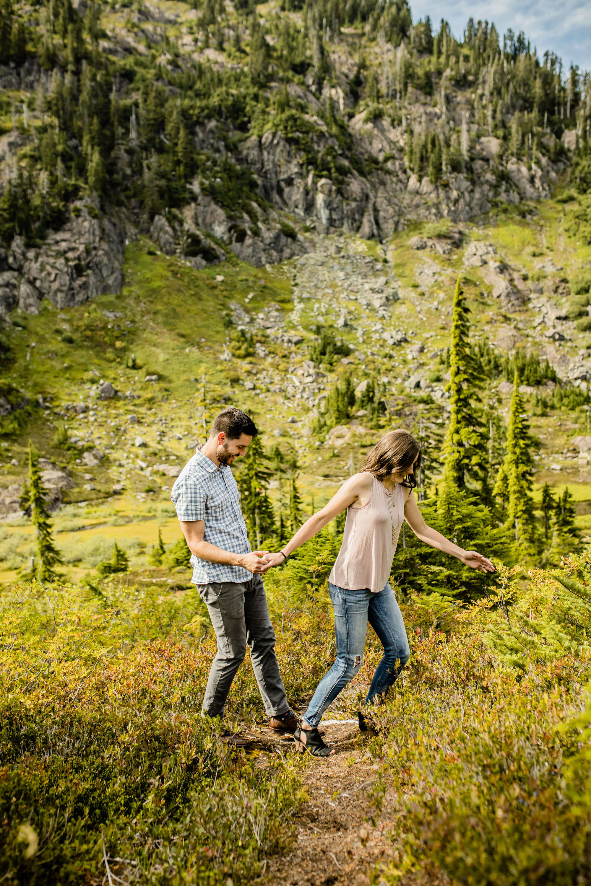 North Cascade Mount Baker adventure engagement session by James Thomas Long Photography