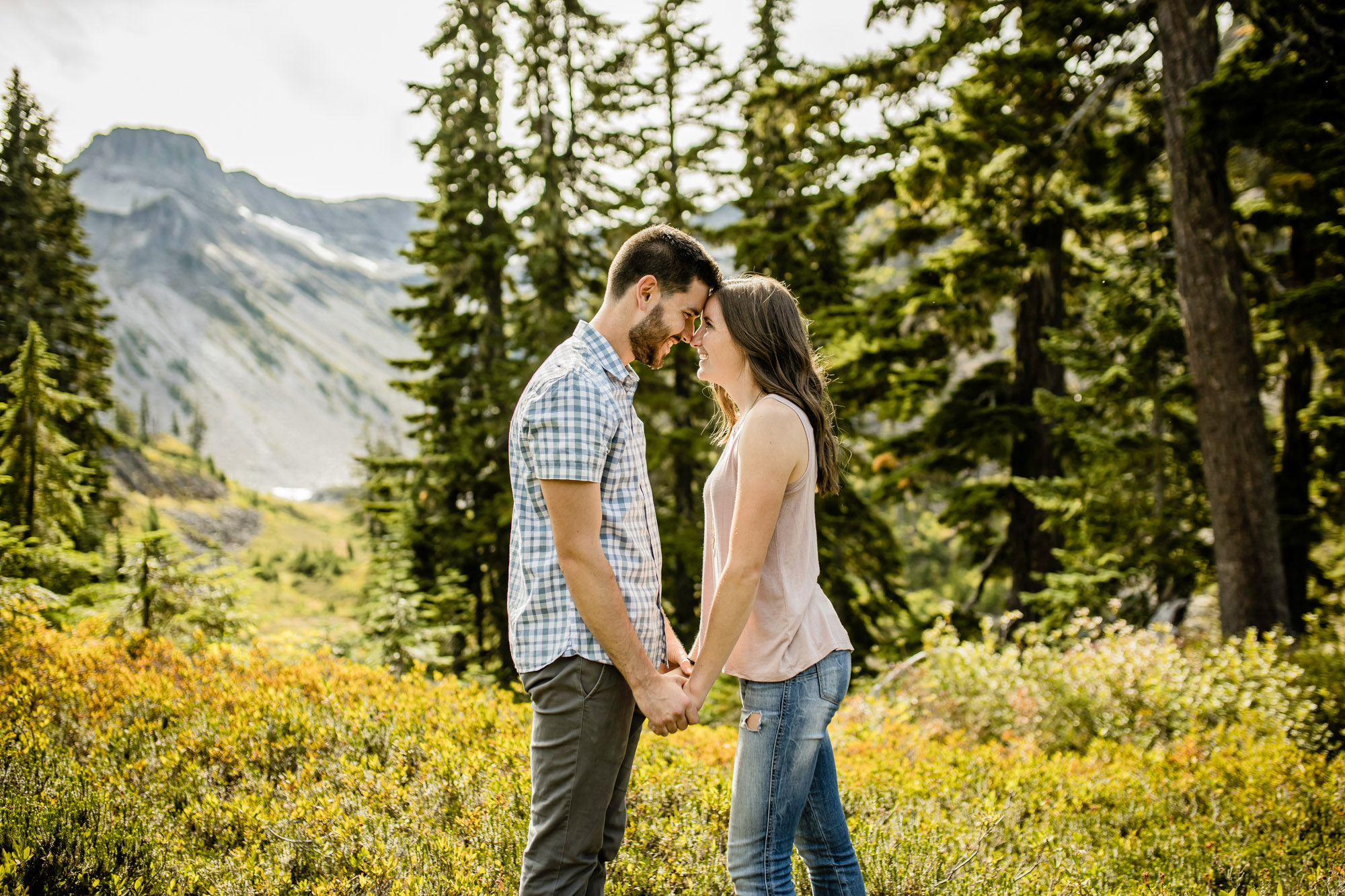 North Cascade Mount Baker adventure engagement session by James Thomas Long Photography