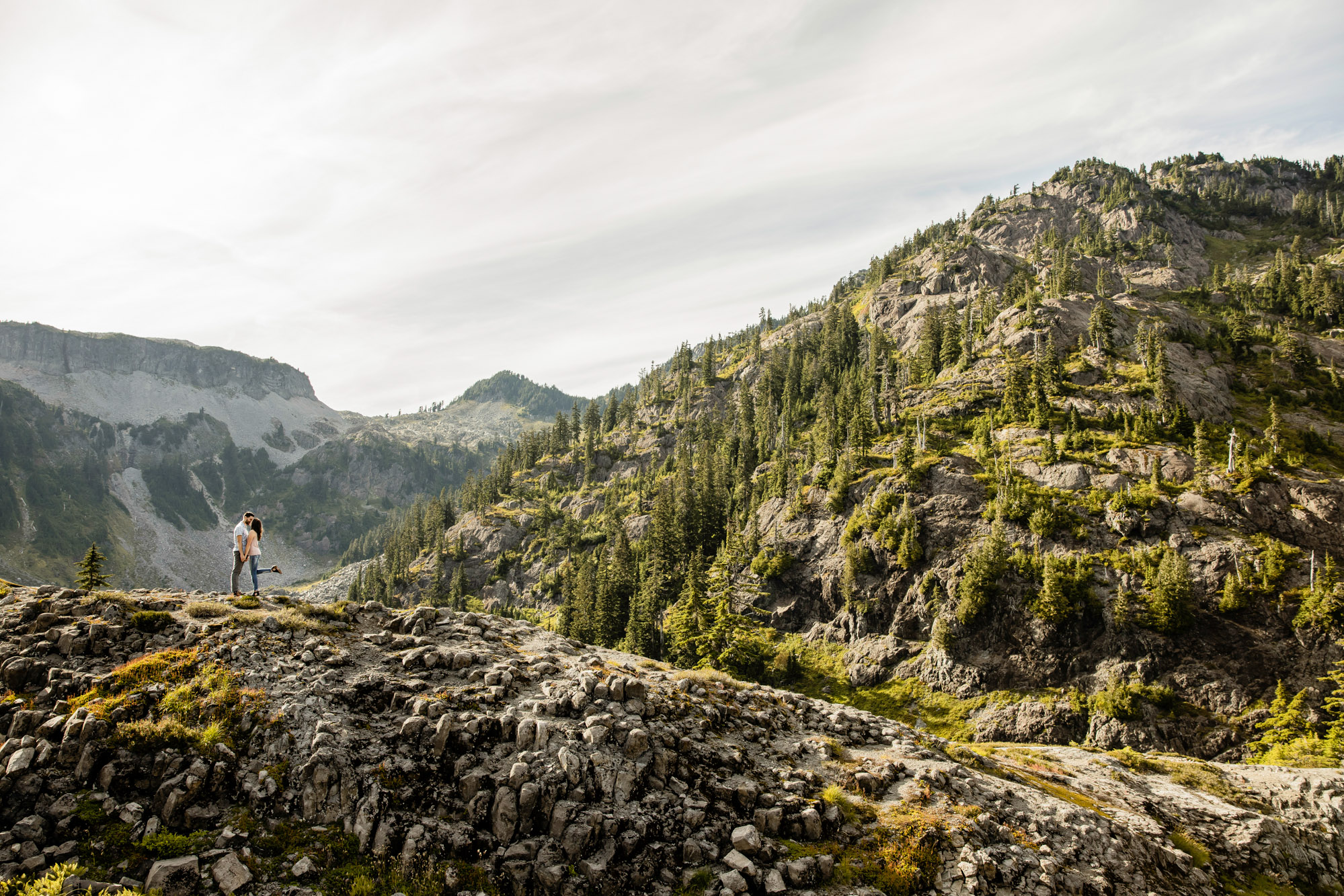 North Cascade Mount Baker adventure engagement session by James Thomas Long Photography