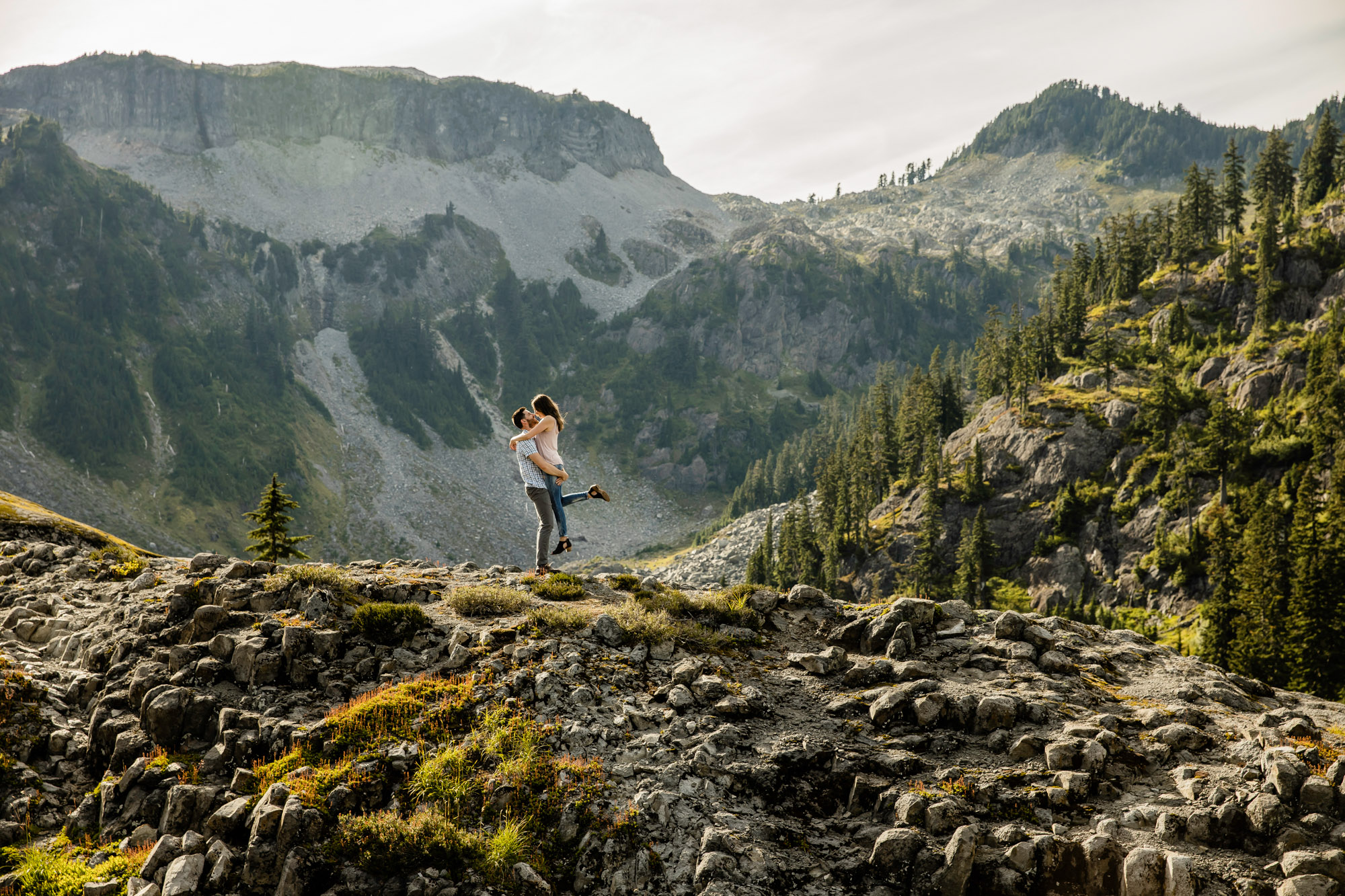 North Cascade Mount Baker adventure engagement session by James Thomas Long Photography