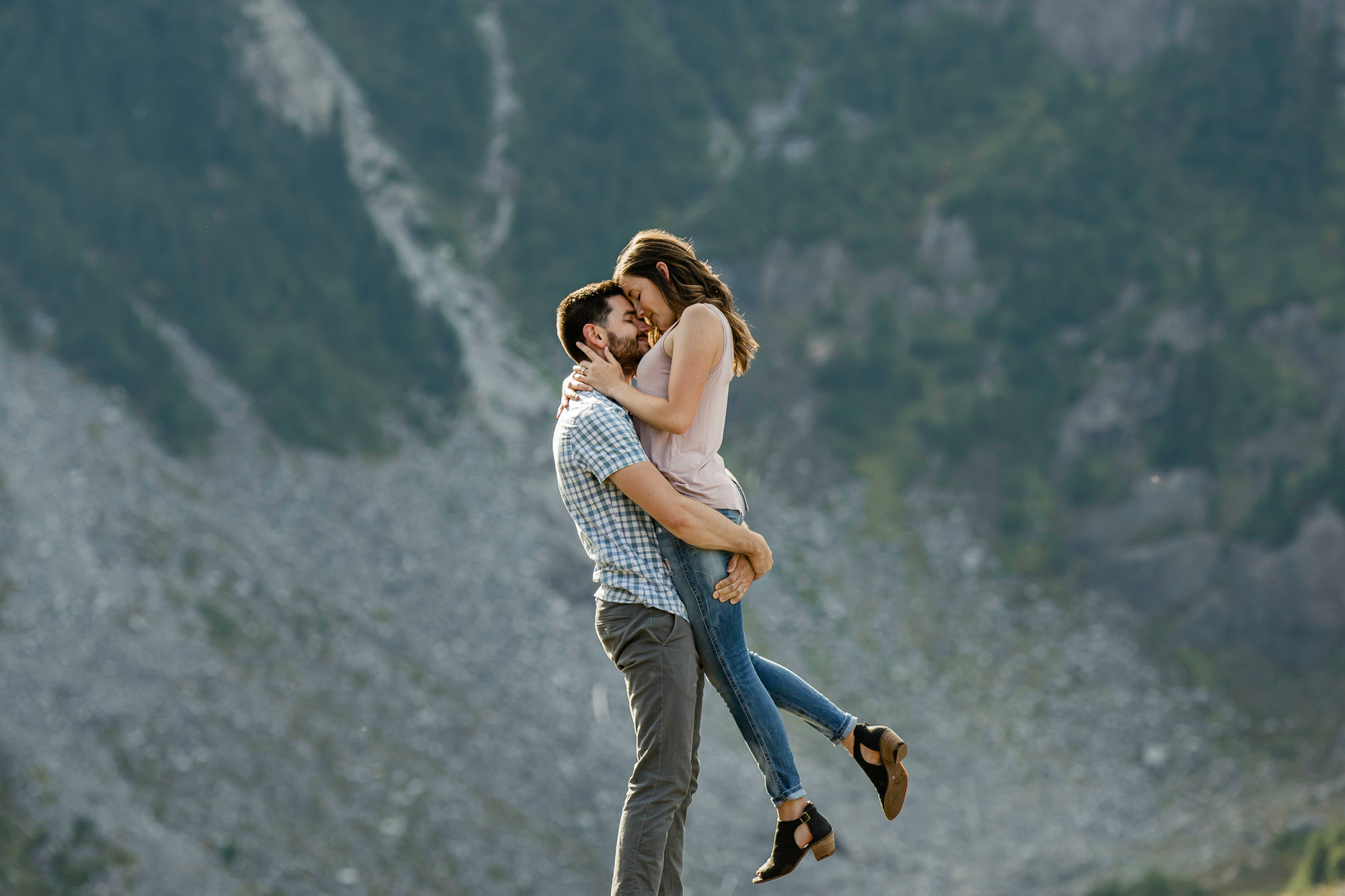 North Cascade Mount Baker adventure engagement session by James Thomas Long Photography