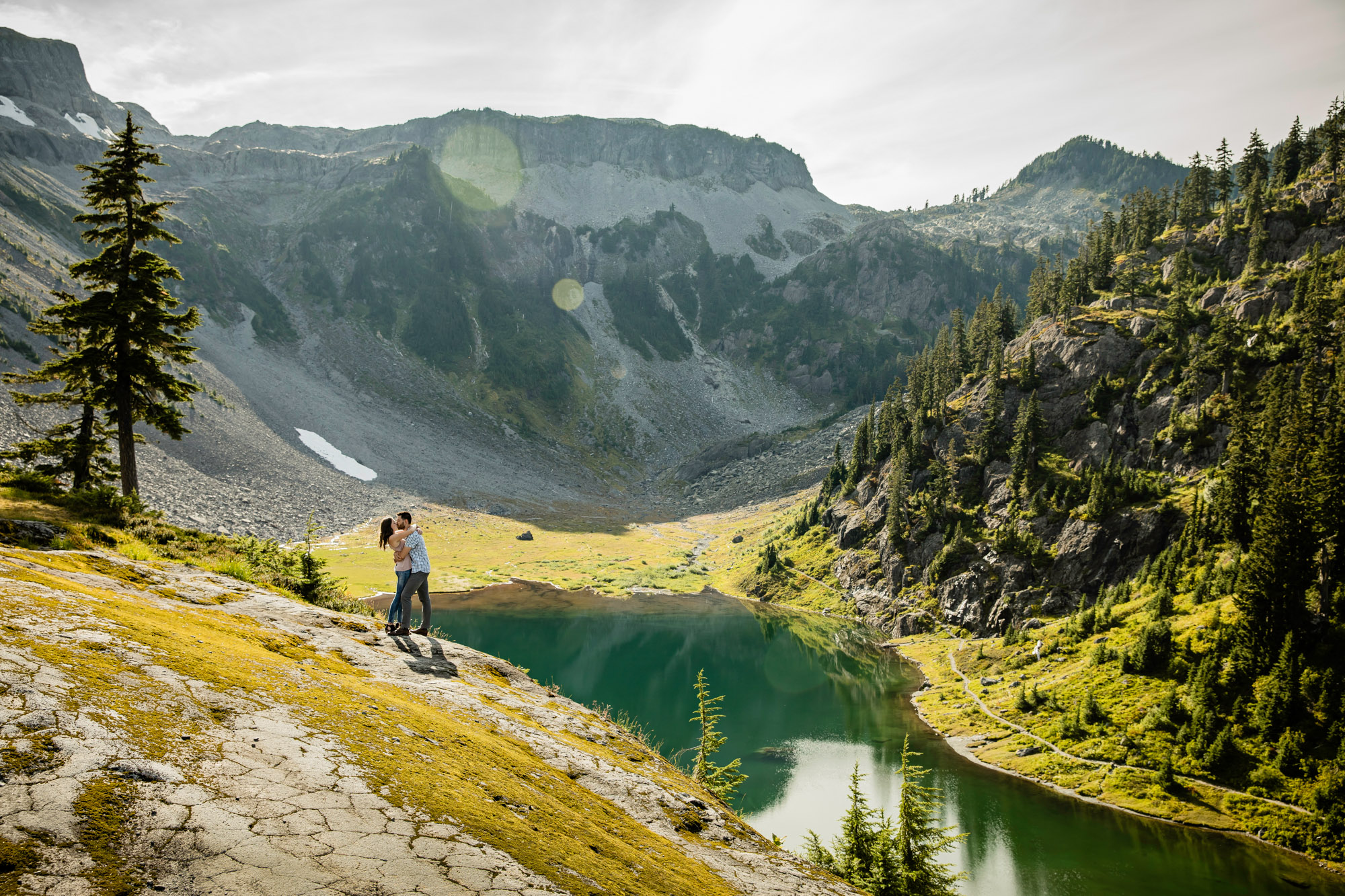 North Cascade Mount Baker adventure engagement session by James Thomas Long Photography