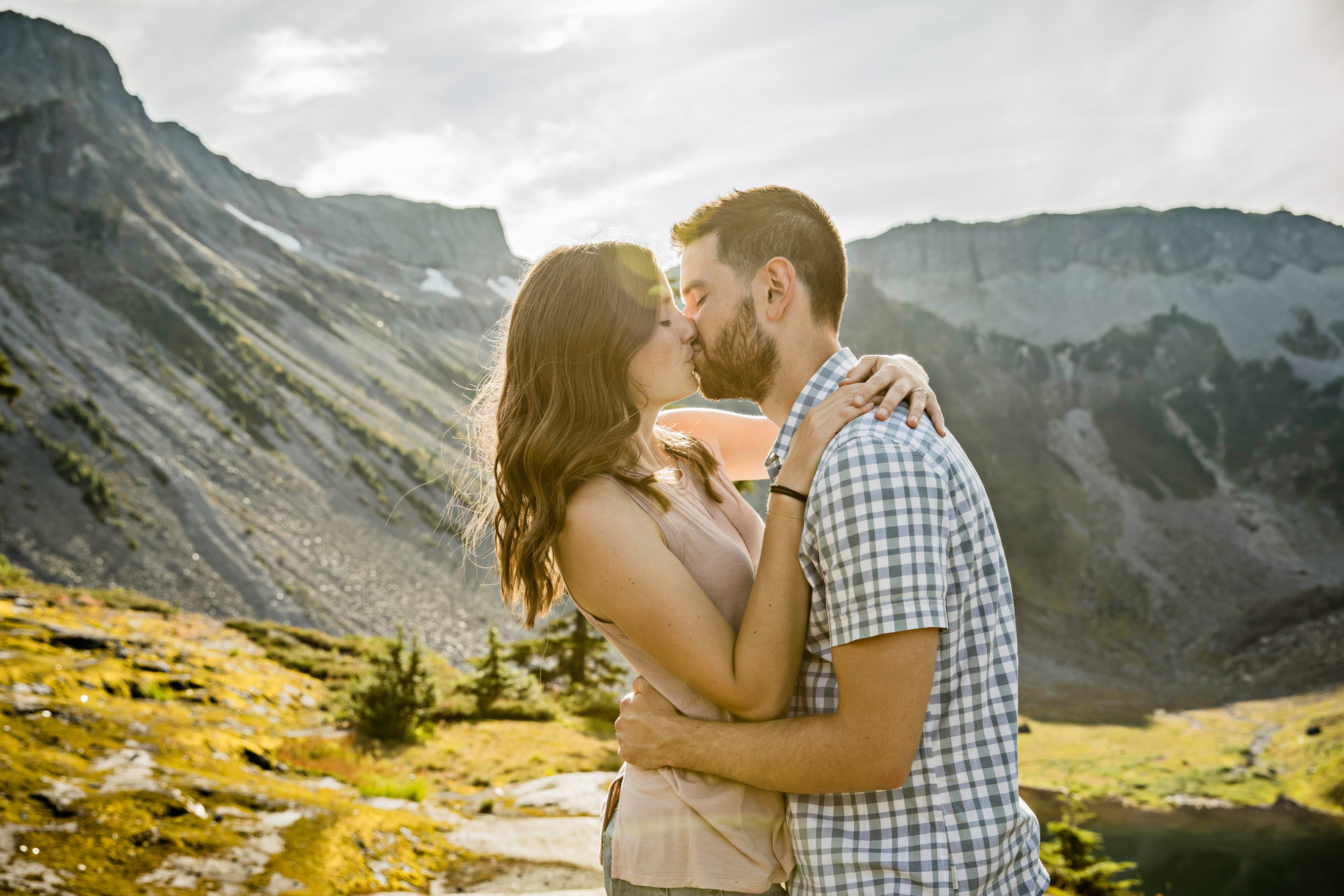 North Cascade Mount Baker adventure engagement session by James Thomas Long Photography