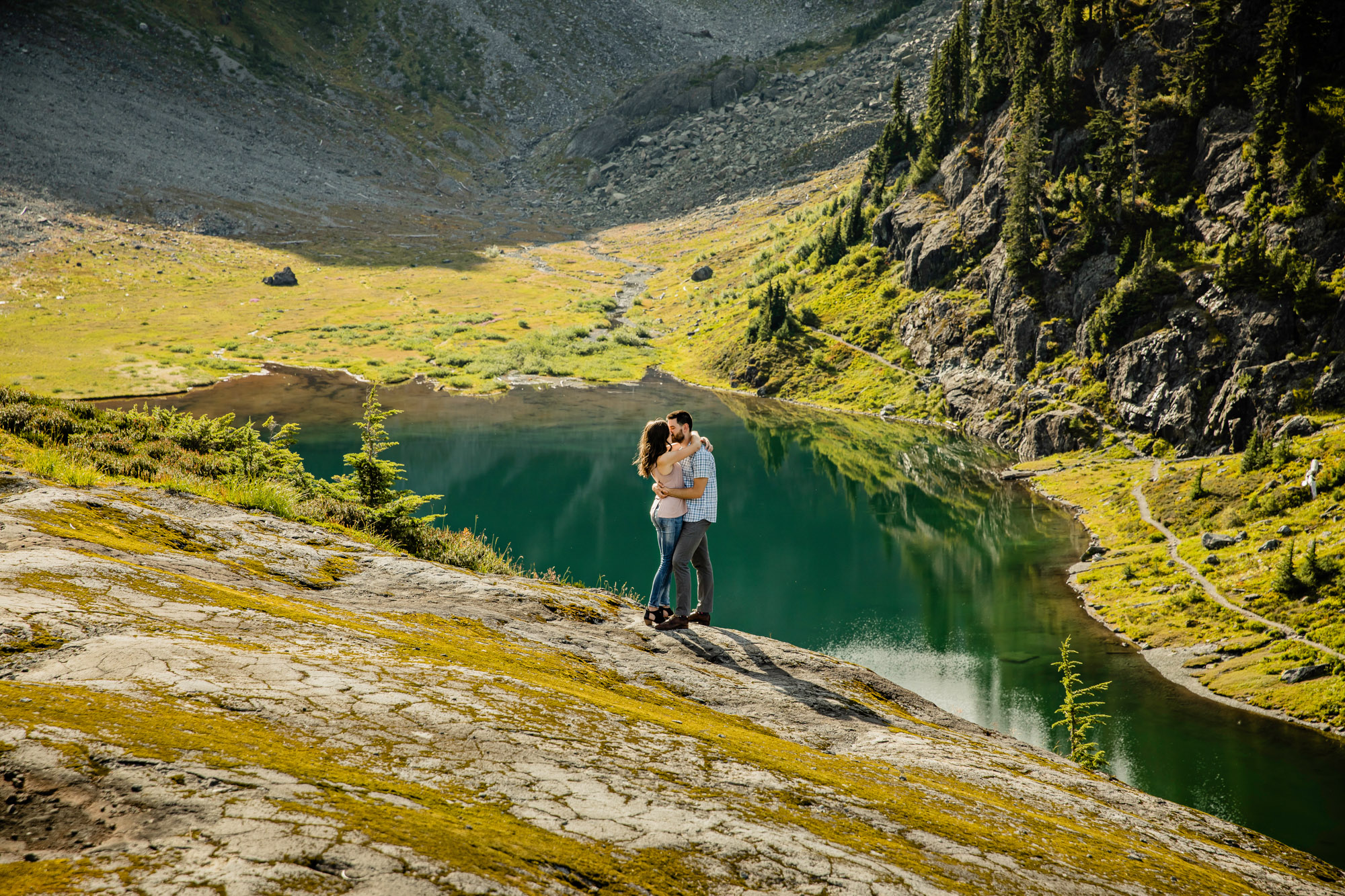 North Cascade Mount Baker adventure engagement session by James Thomas Long Photography