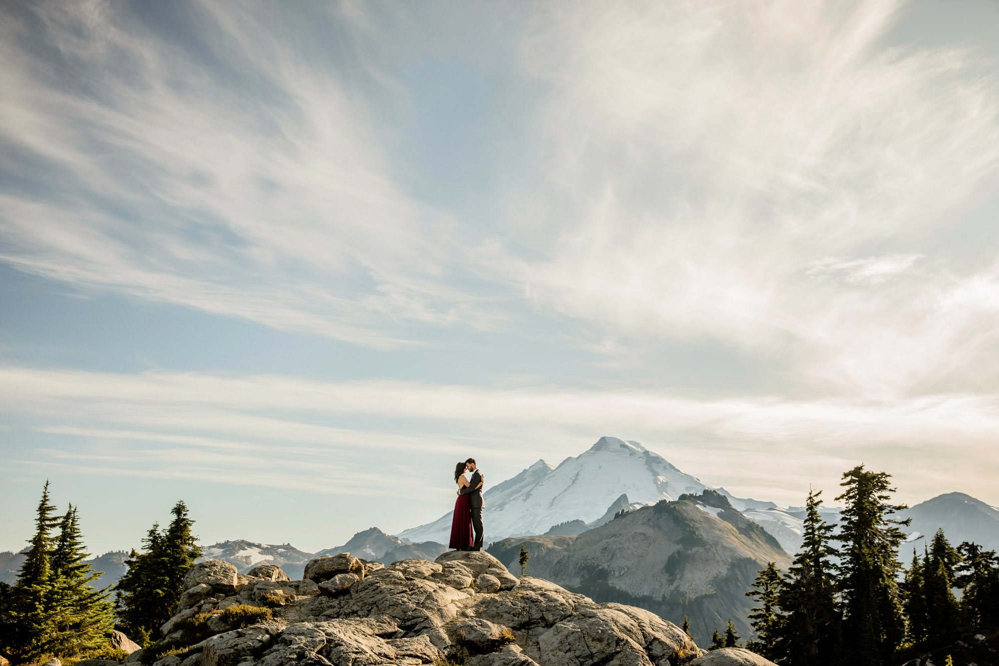 North Cascade Mount Baker adventure engagement session by James Thomas Long Photography