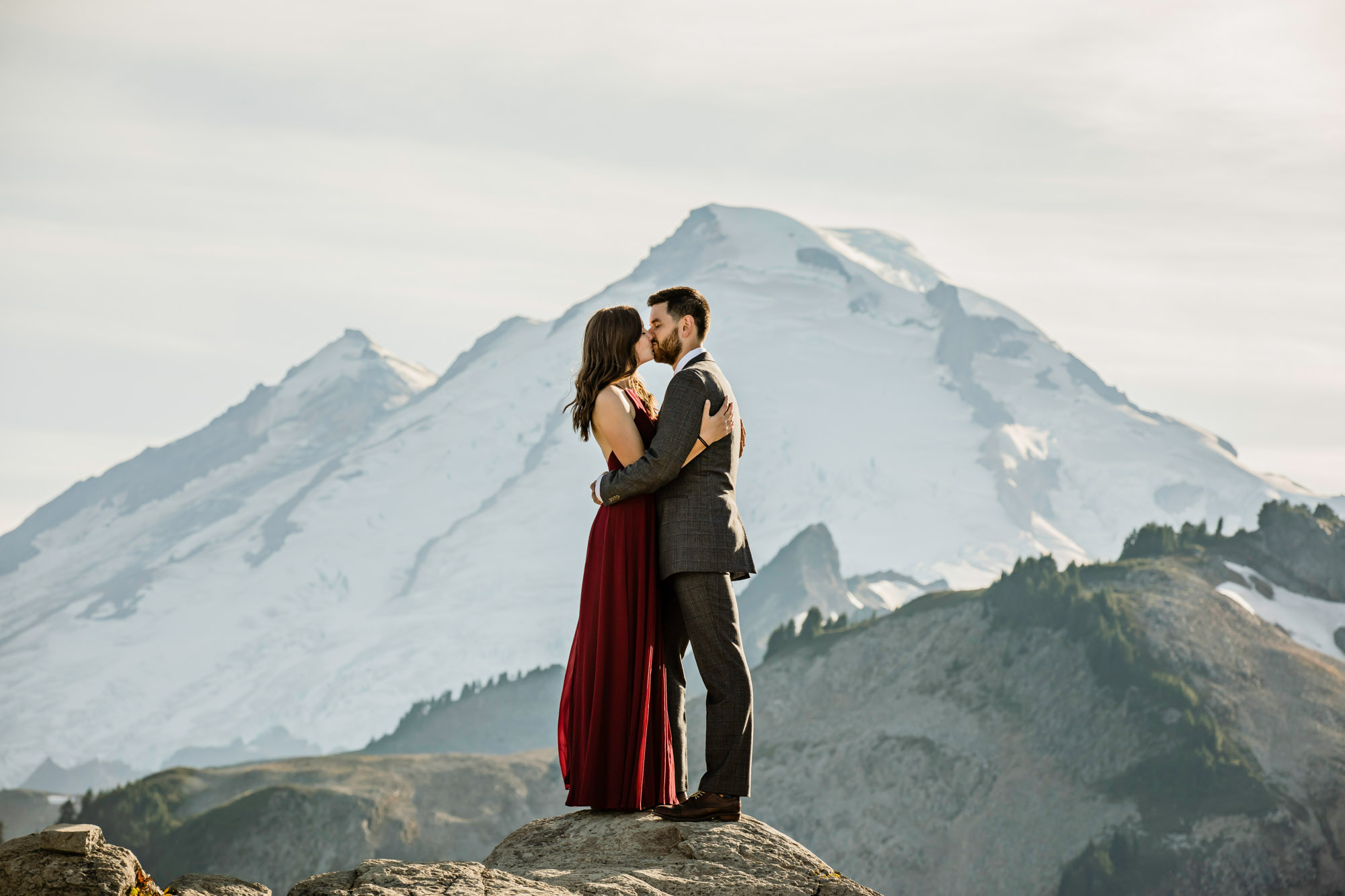 North Cascade Mount Baker adventure engagement session by James Thomas Long Photography