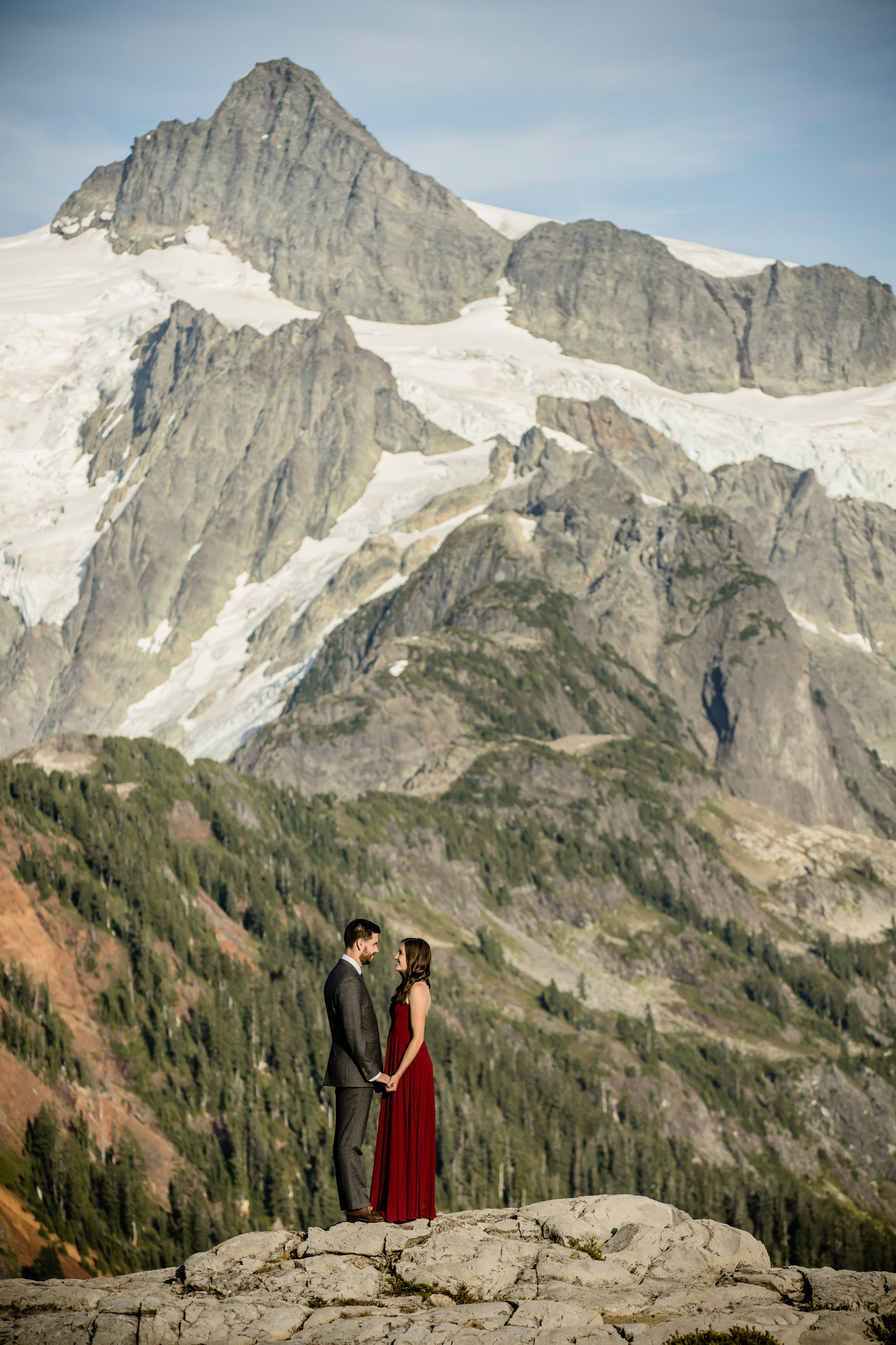 North Cascade Mount Baker adventure engagement session by James Thomas Long Photography