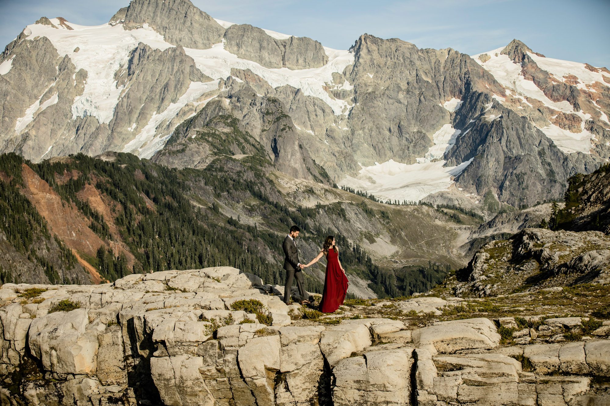 North Cascade Mount Baker adventure engagement session by James Thomas Long Photography