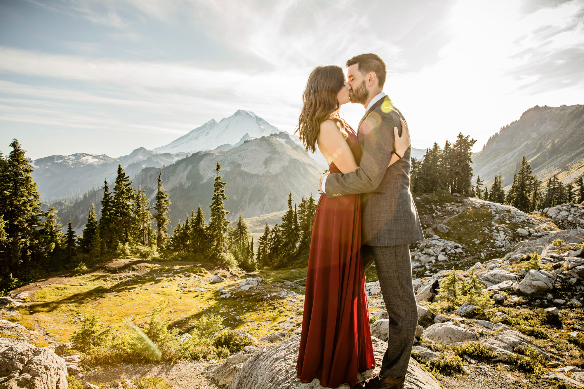 North Cascade Mount Baker adventure engagement session by James Thomas Long Photography