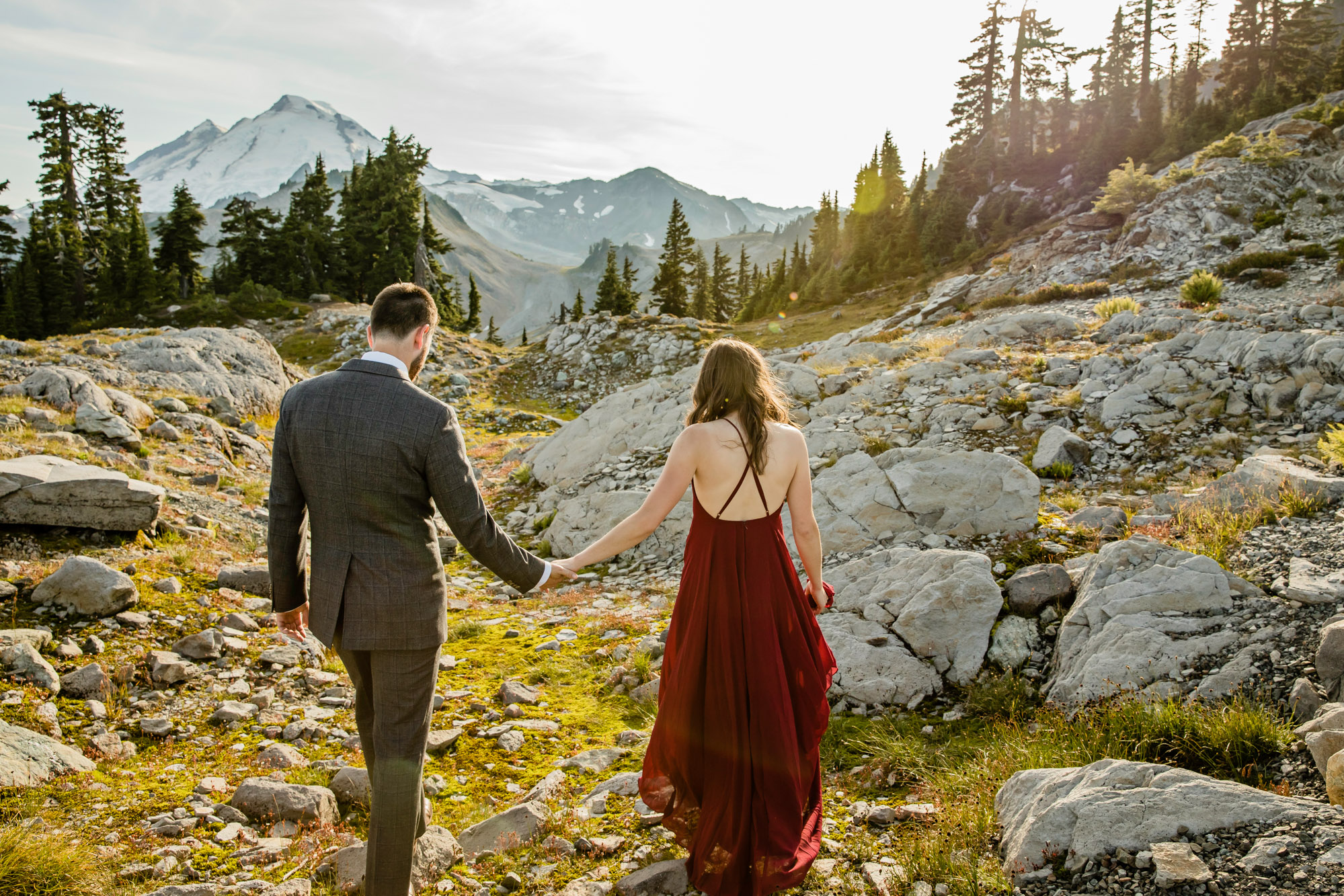 North Cascade Mount Baker adventure engagement session by James Thomas Long Photography