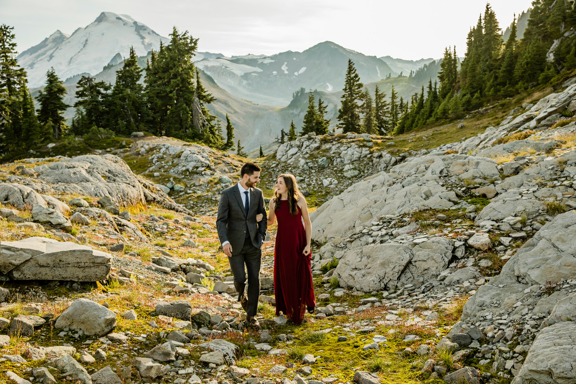 North Cascade Mount Baker adventure engagement session by James Thomas Long Photography