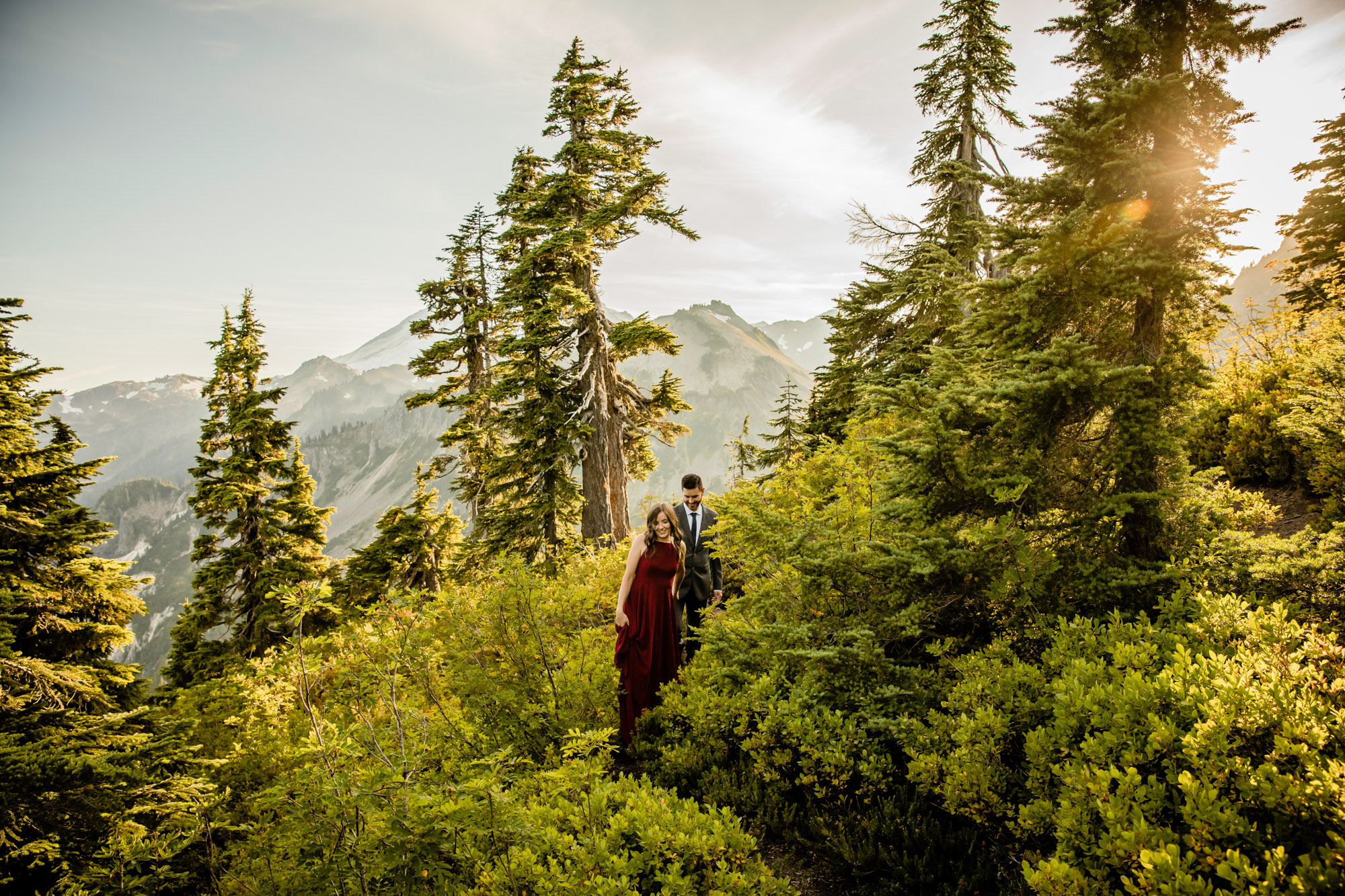 North Cascade Mount Baker adventure engagement session by James Thomas Long Photography