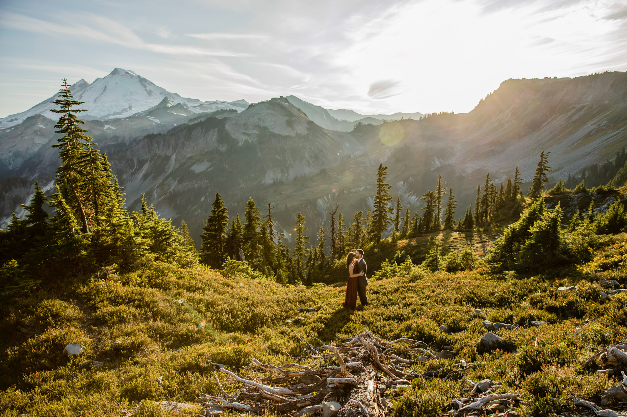 North Cascade Mount Baker adventure engagement session by James Thomas Long Photography