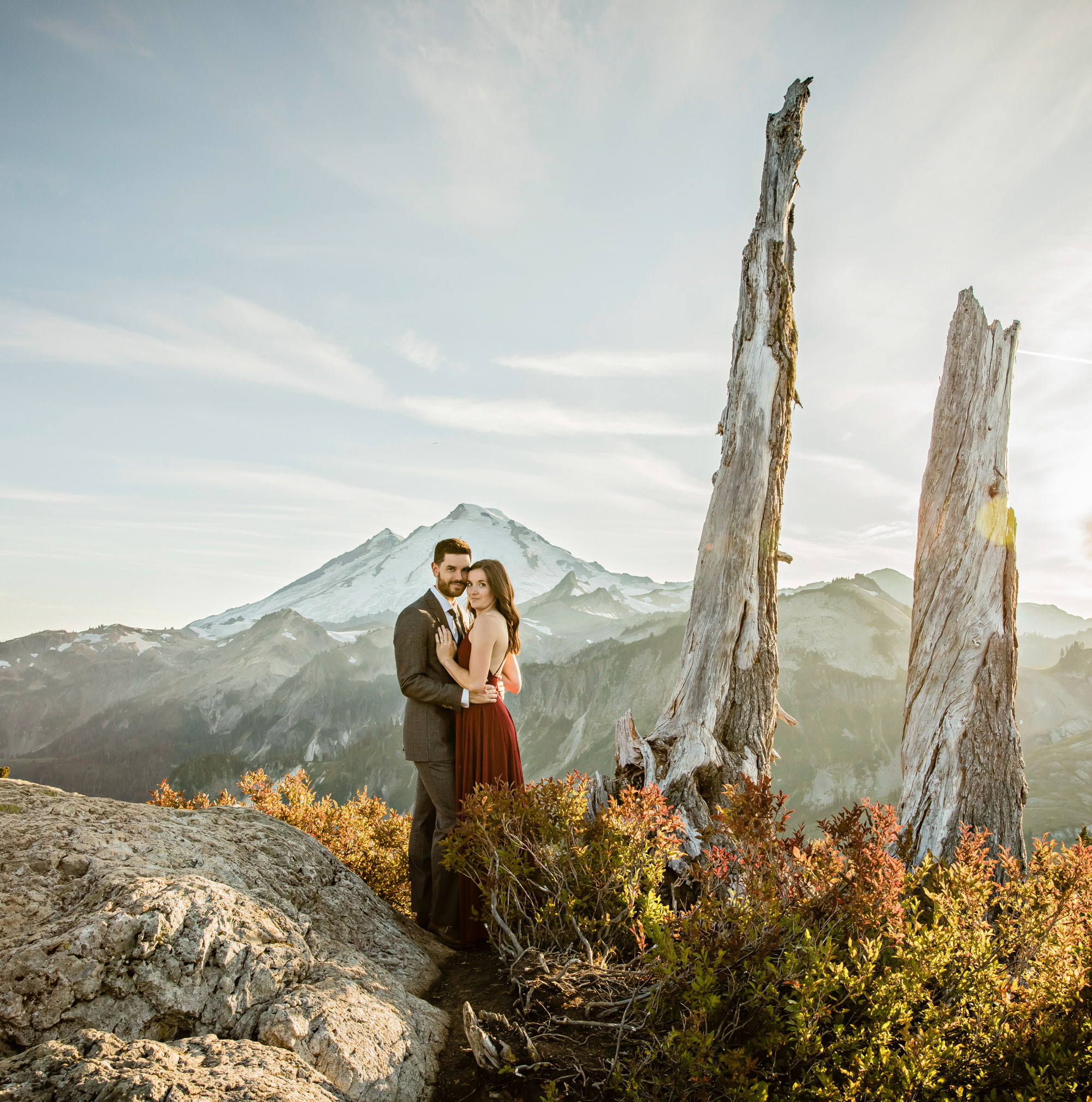 North Cascade Mount Baker adventure engagement session by James Thomas Long Photography