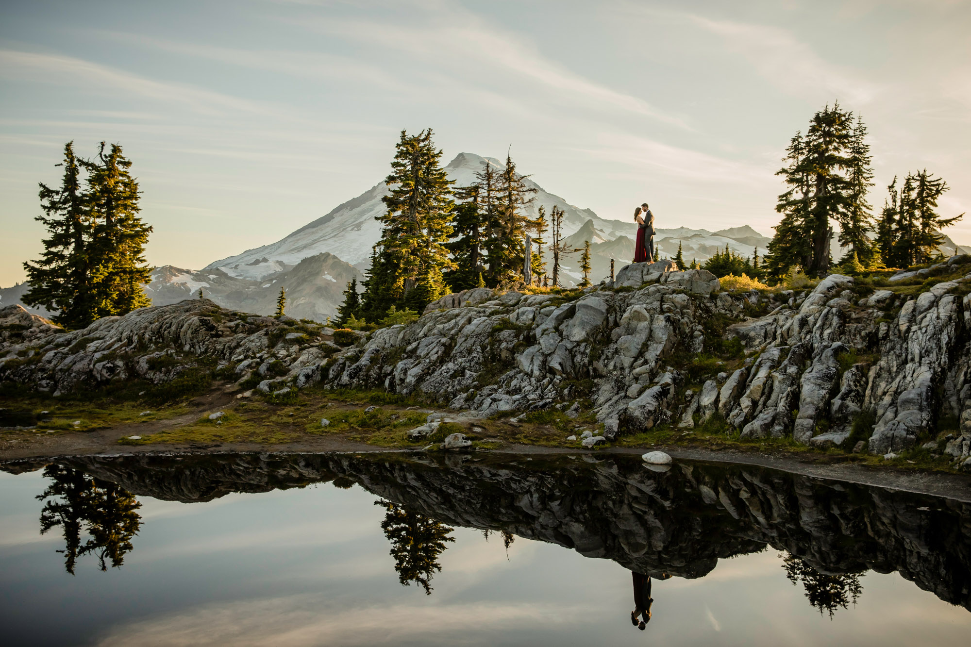 North Cascade Mount Baker adventure engagement session by James Thomas Long Photography