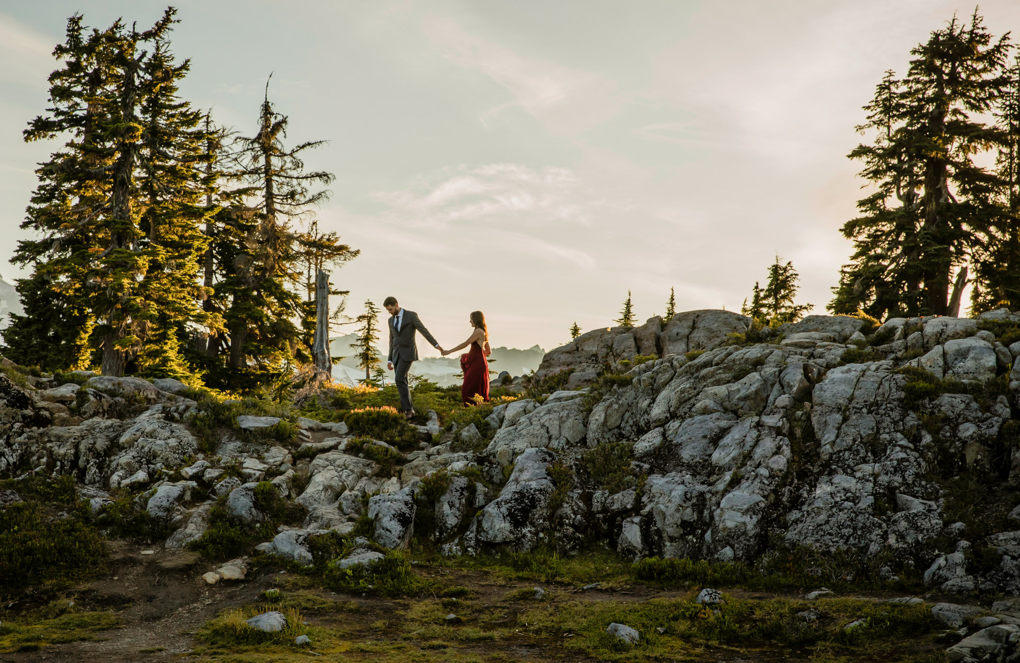 North Cascade Mount Baker adventure engagement session by James Thomas Long Photography