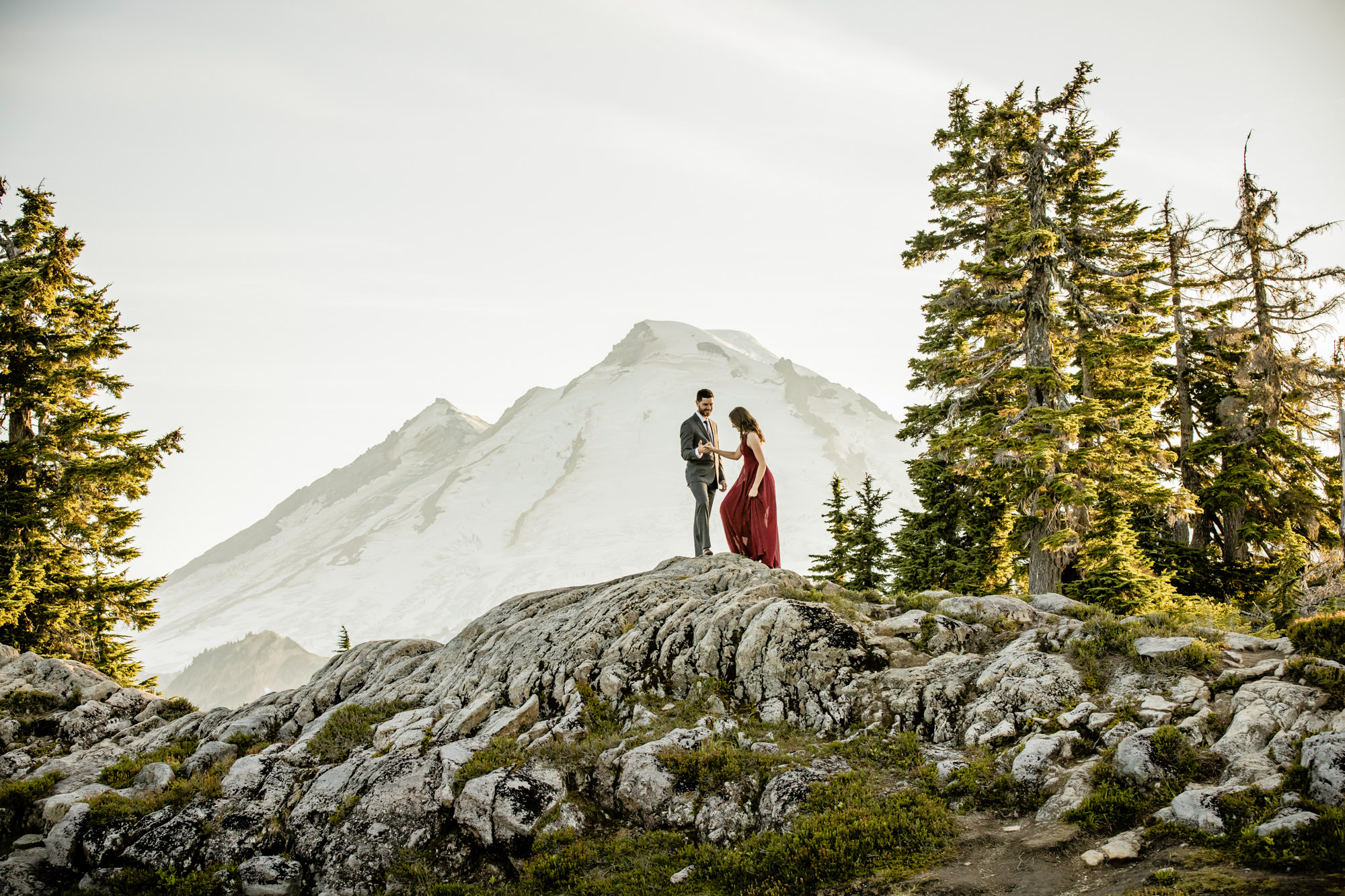 North Cascade Mount Baker adventure engagement session by James Thomas Long Photography