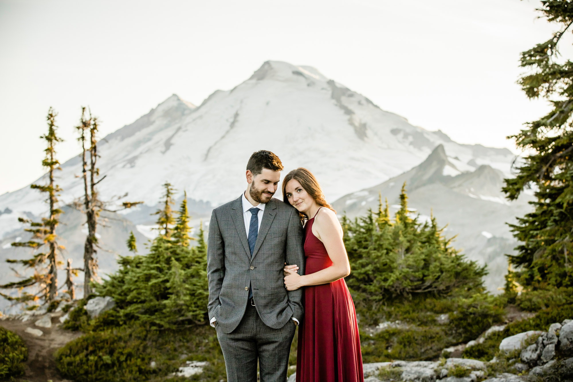 North Cascade Mount Baker adventure engagement session by James Thomas Long Photography