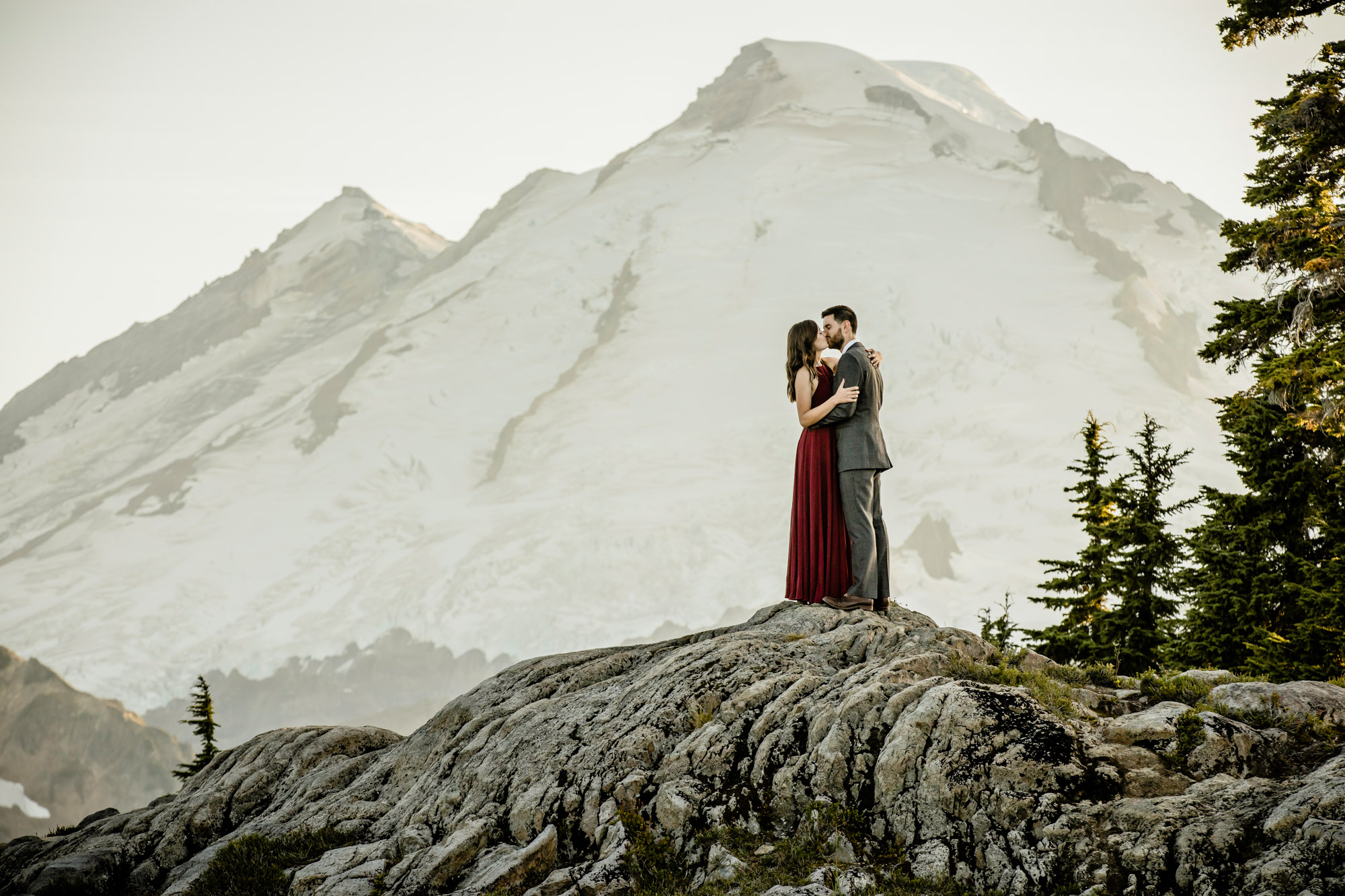 North Cascade Mount Baker adventure engagement session by James Thomas Long Photography