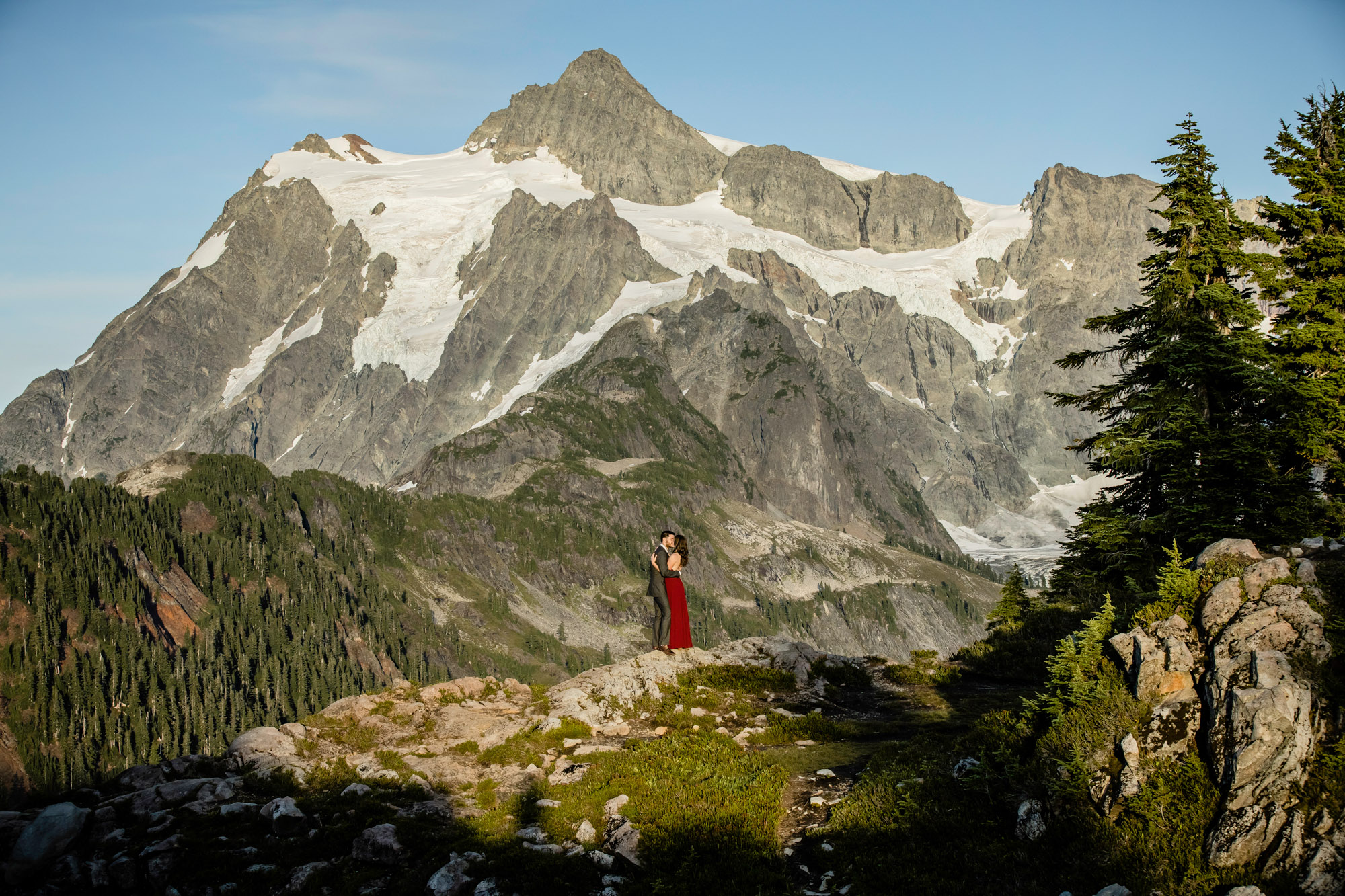 North Cascade Mount Baker adventure engagement session by James Thomas Long Photography