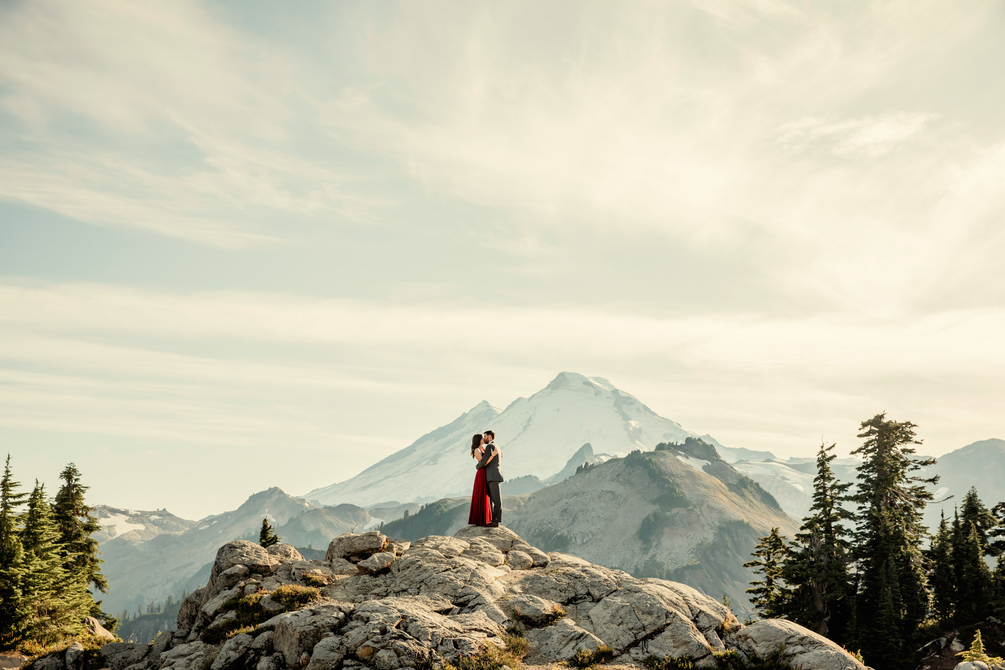 North Cascade Mount Baker adventure engagement session by James Thomas Long Photography