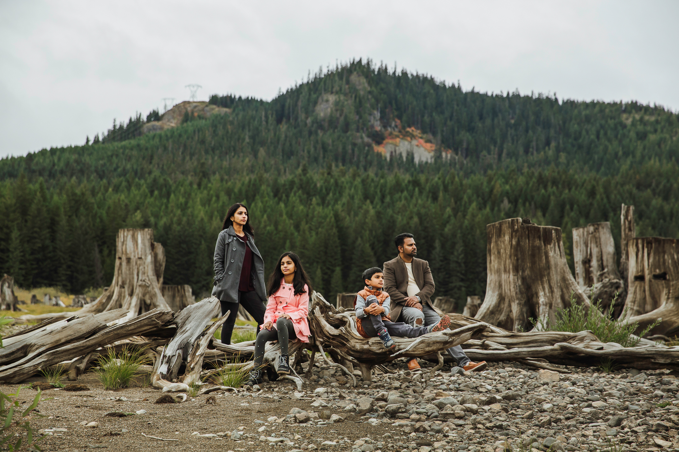 Family photography session at Snoqualmie Pass by Snoqualmie Family Photographer James Thomas Long Photography