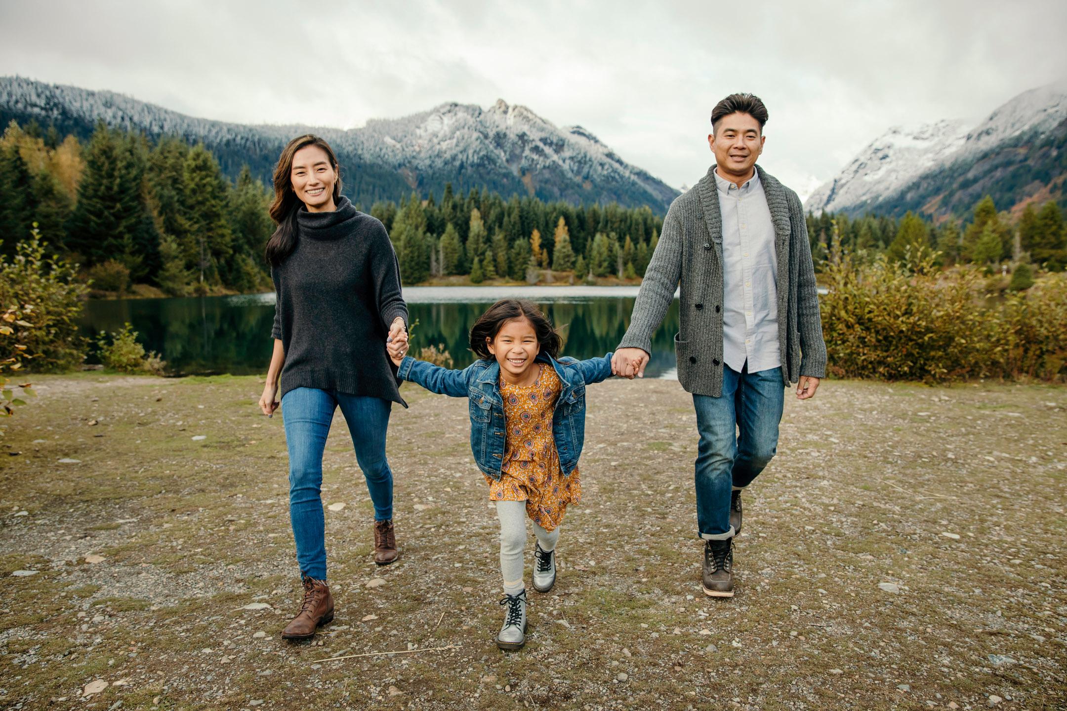 Family photography session at Snoqualmie Pass in the mountains by Snoqualmie Family Photographer James Thomas Long Photography