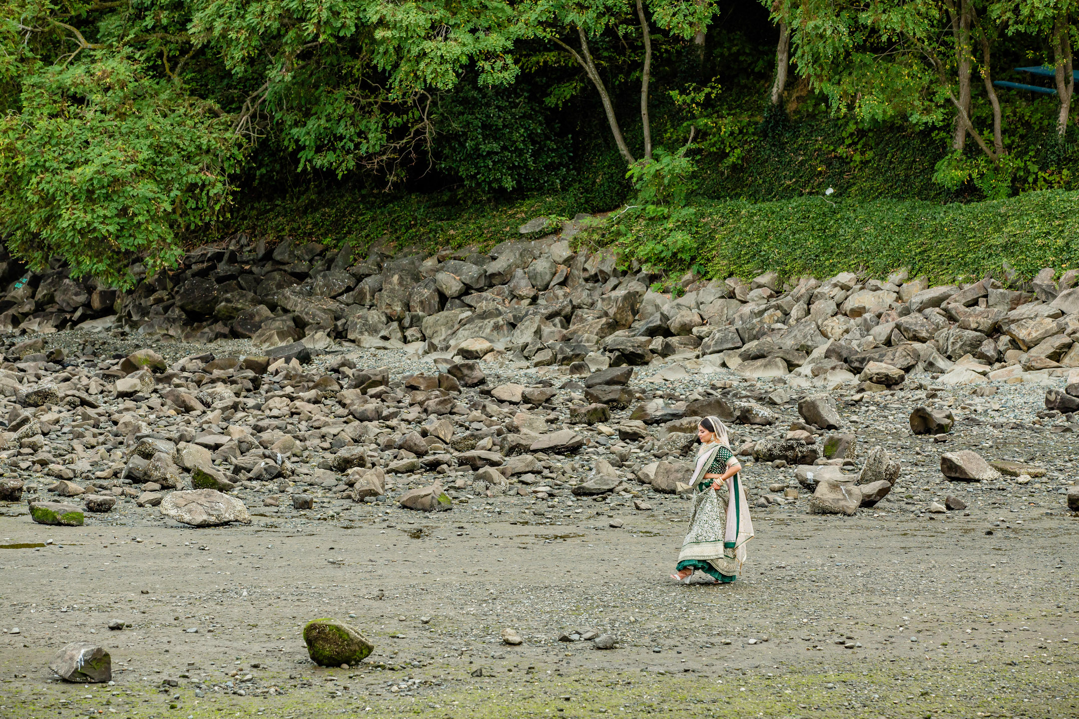 Des Moines Beach Park Indian Wedding by Seattle Wedding Photographer James Thomas Long Photography