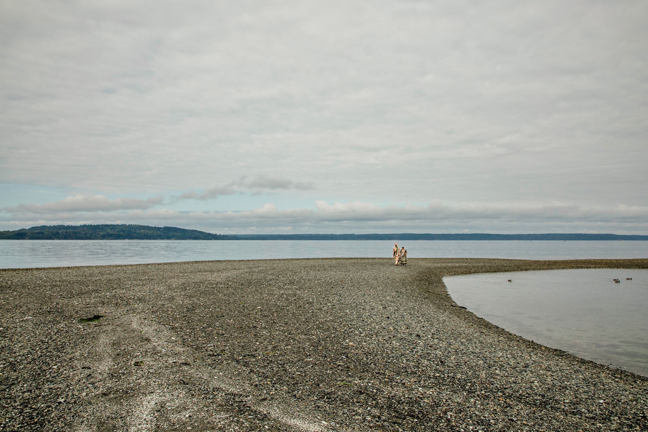 Des Moines Beach Park Indian Wedding by Seattle Wedding Photographer James Thomas Long Photography