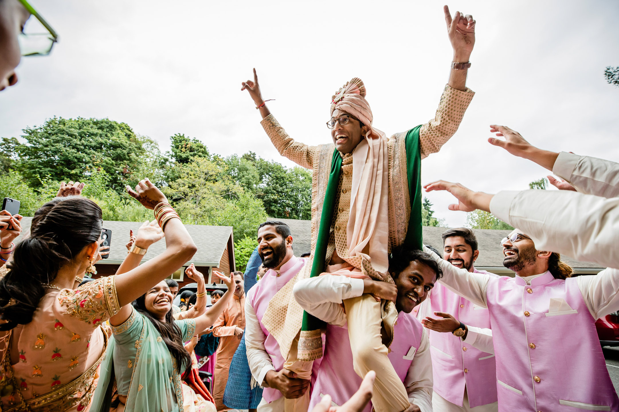 Des Moines Beach Park Indian Wedding by Seattle Wedding Photographer James Thomas Long Photography