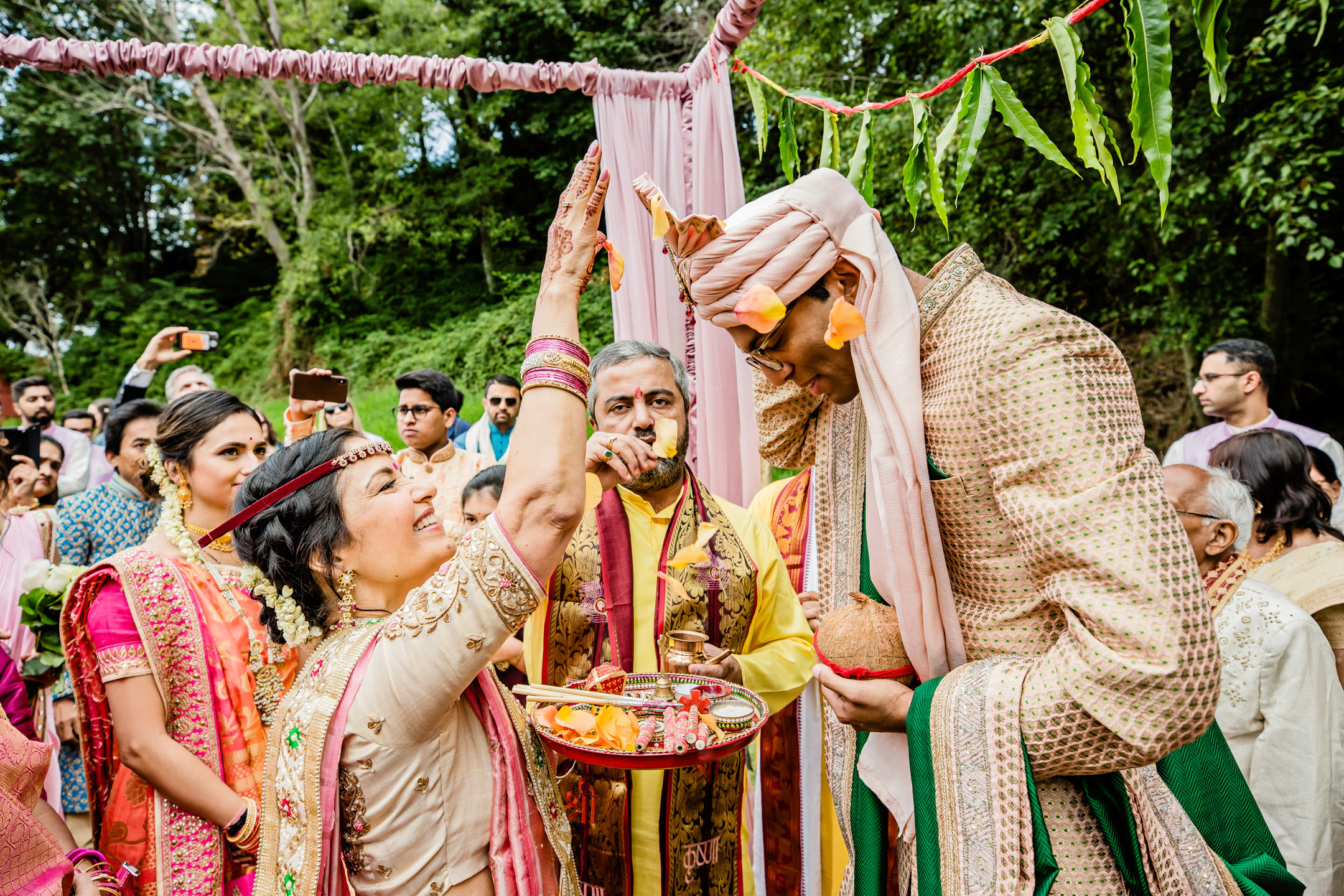 Des Moines Beach Park Indian Wedding by Seattle Wedding Photographer James Thomas Long Photography