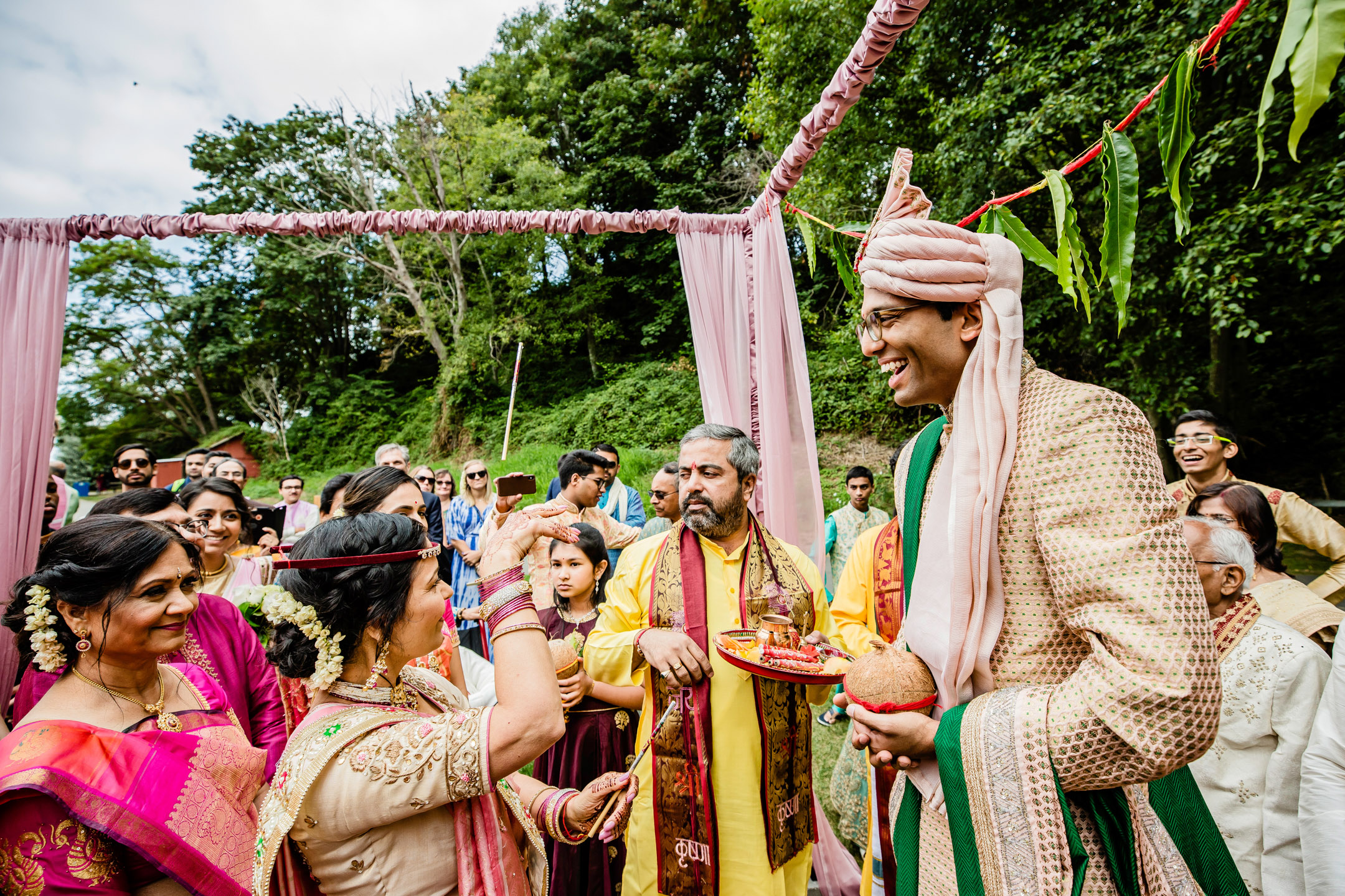 Des Moines Beach Park Indian Wedding by Seattle Wedding Photographer James Thomas Long Photography