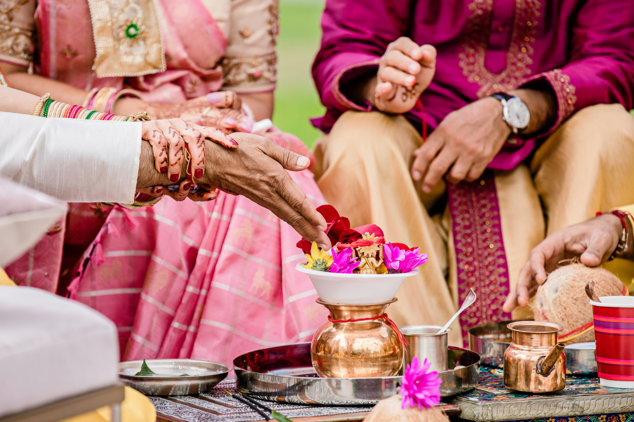 Des Moines Beach Park Indian Wedding by Seattle Wedding Photographer James Thomas Long Photography