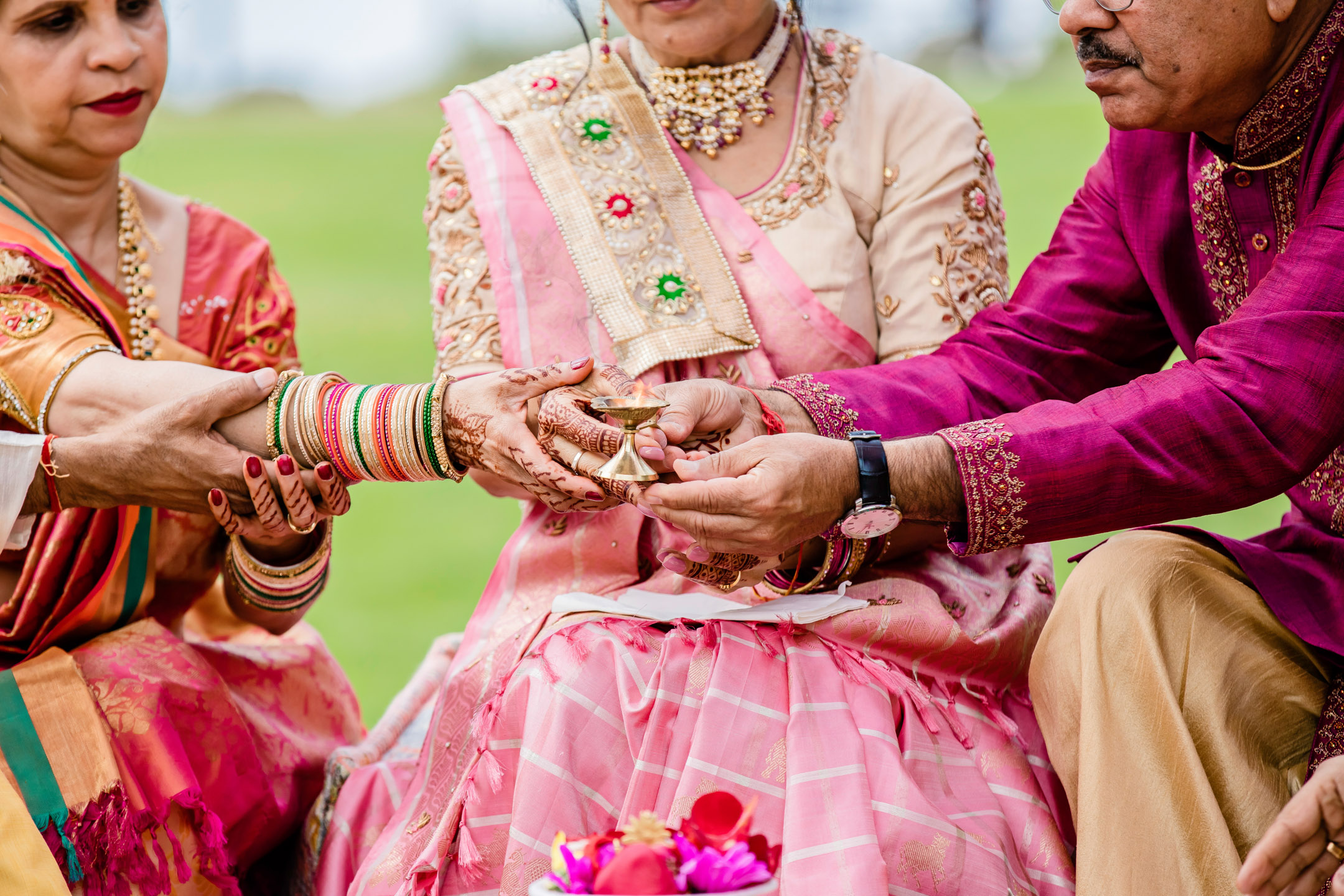 Des Moines Beach Park Indian Wedding by Seattle Wedding Photographer James Thomas Long Photography