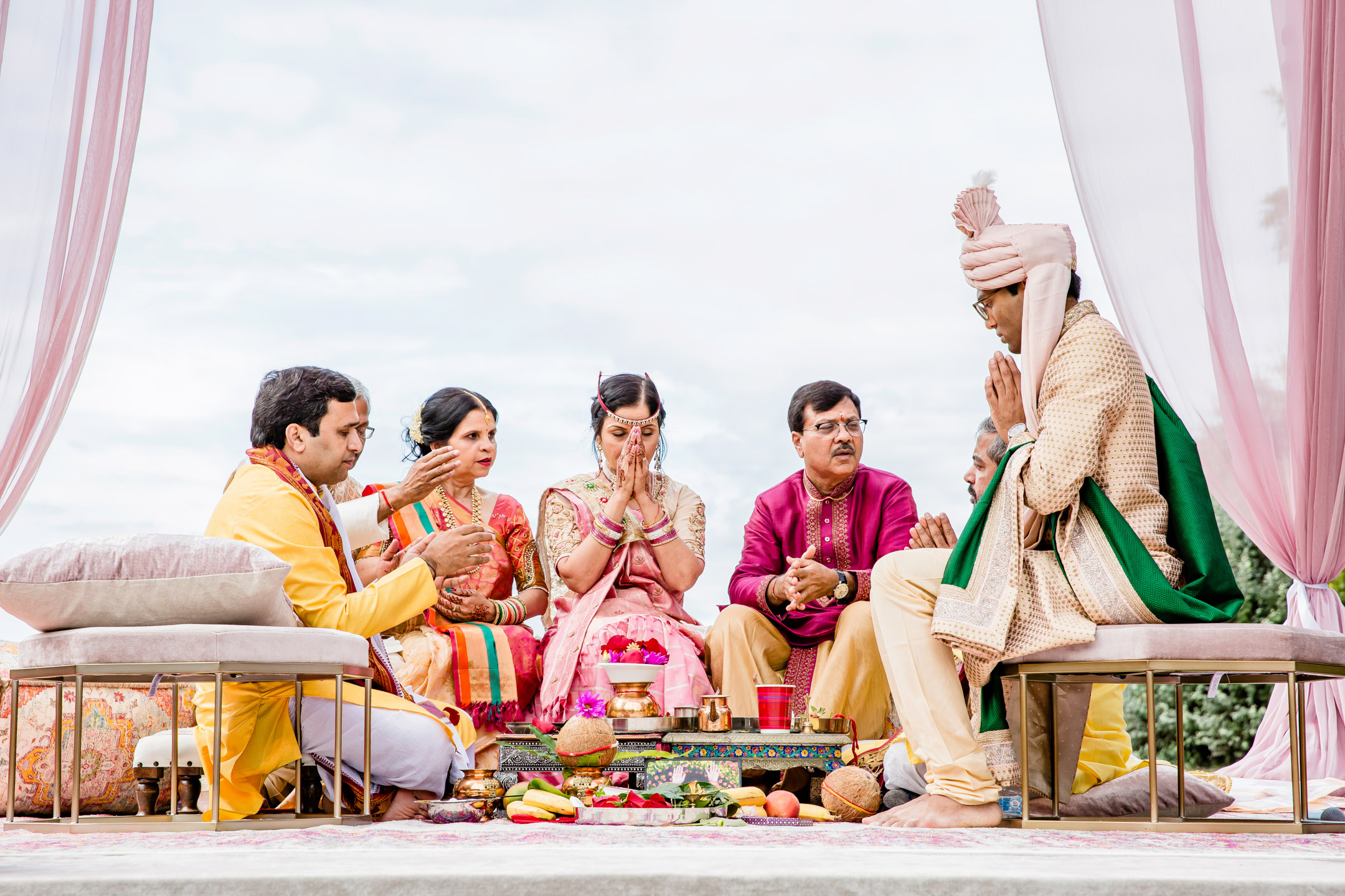 Des Moines Beach Park Indian Wedding by Seattle Wedding Photographer James Thomas Long Photography