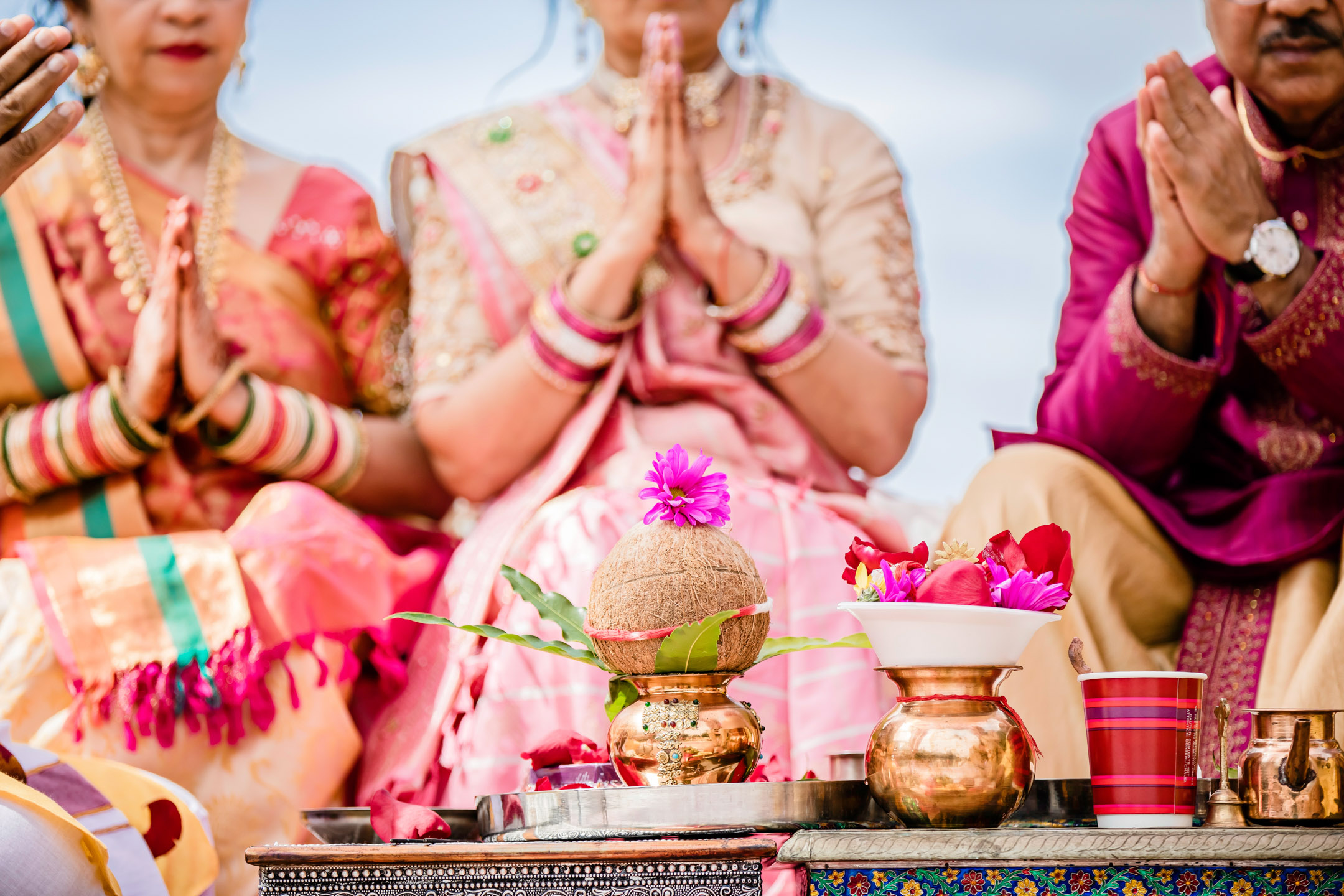 Des Moines Beach Park Indian Wedding by Seattle Wedding Photographer James Thomas Long Photography