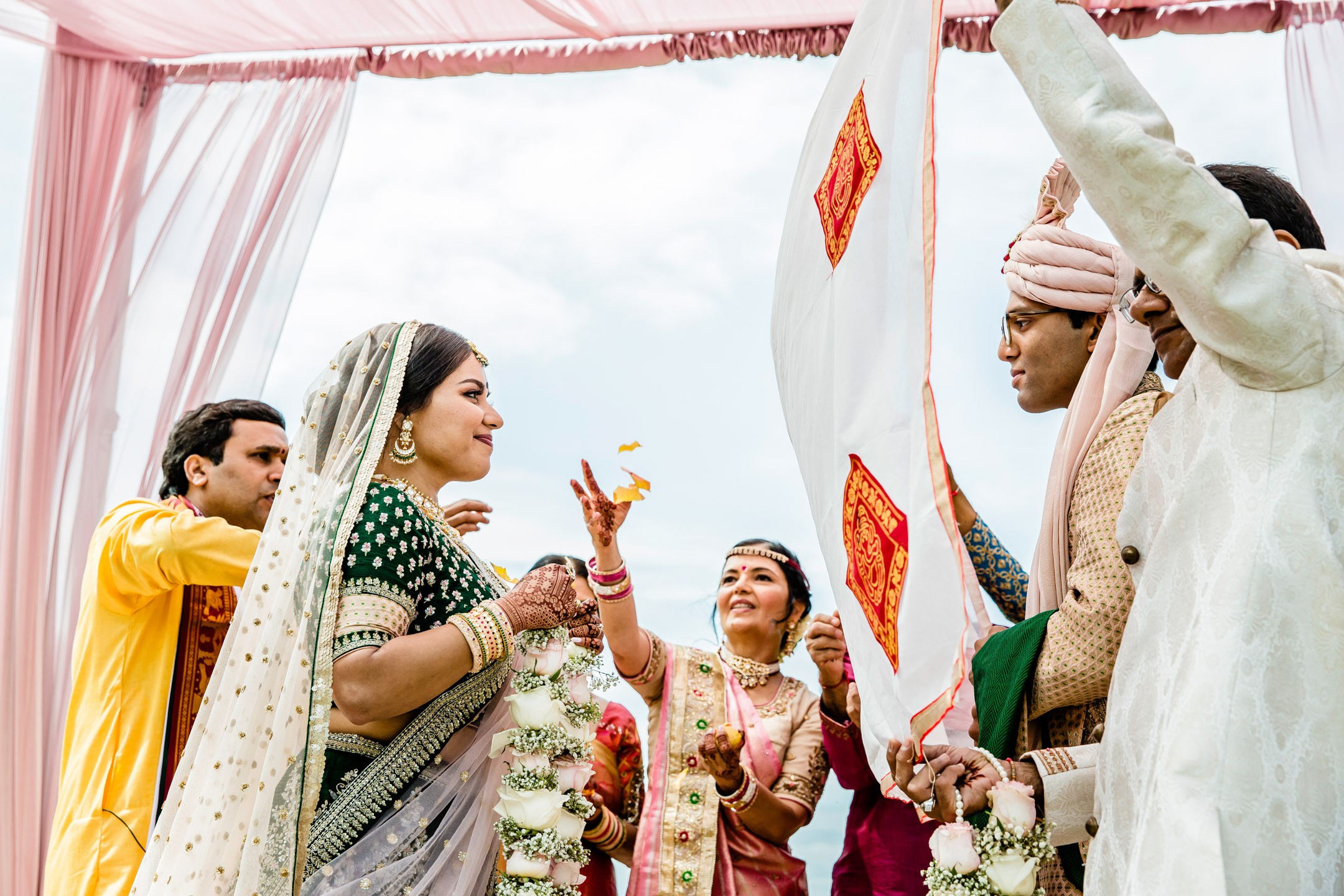 Des Moines Beach Park Indian Wedding by Seattle Wedding Photographer James Thomas Long Photography