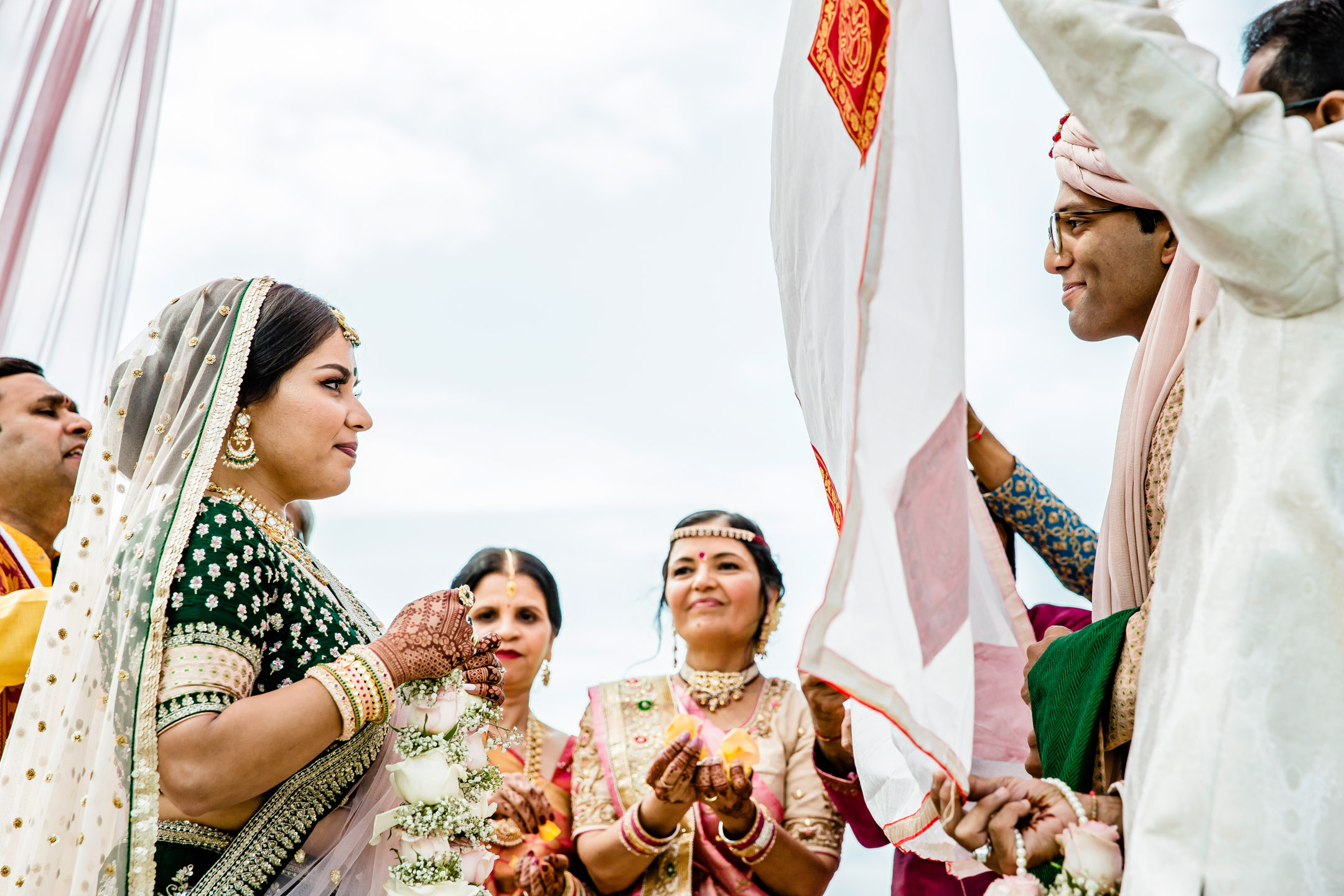 Des Moines Beach Park Indian Wedding by Seattle Wedding Photographer James Thomas Long Photography