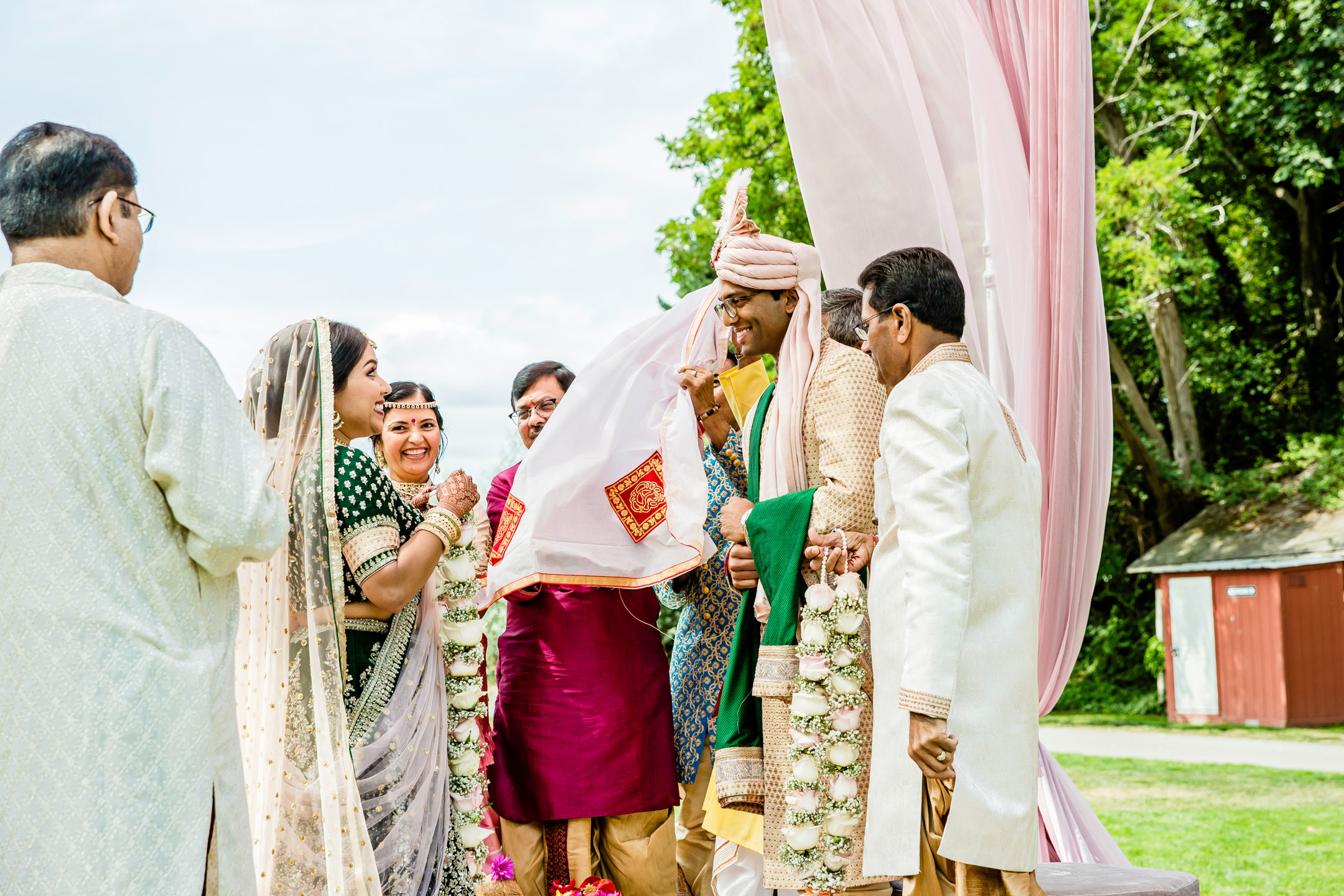 Des Moines Beach Park Indian Wedding by Seattle Wedding Photographer James Thomas Long Photography