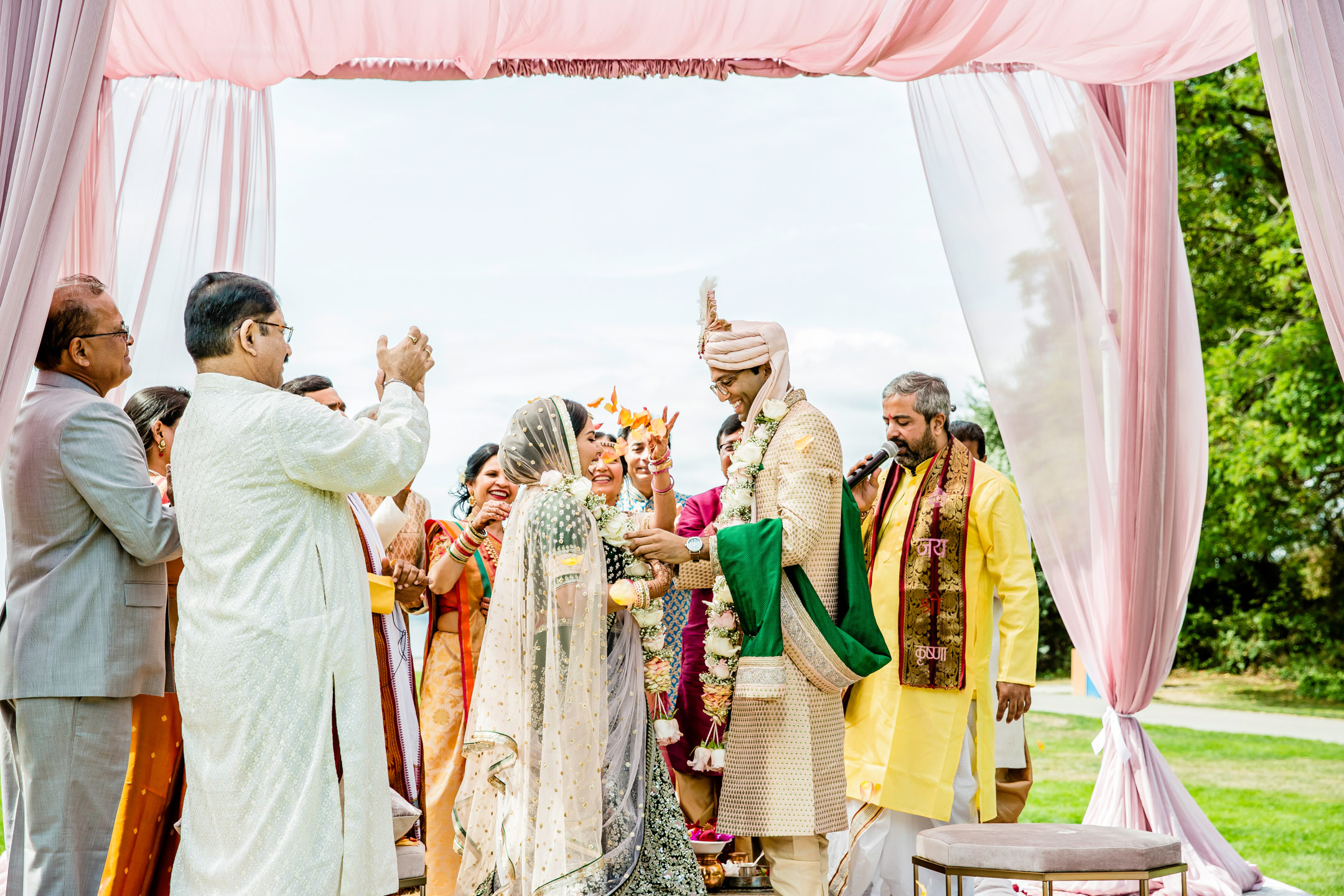 Des Moines Beach Park Indian Wedding by Seattle Wedding Photographer James Thomas Long Photography